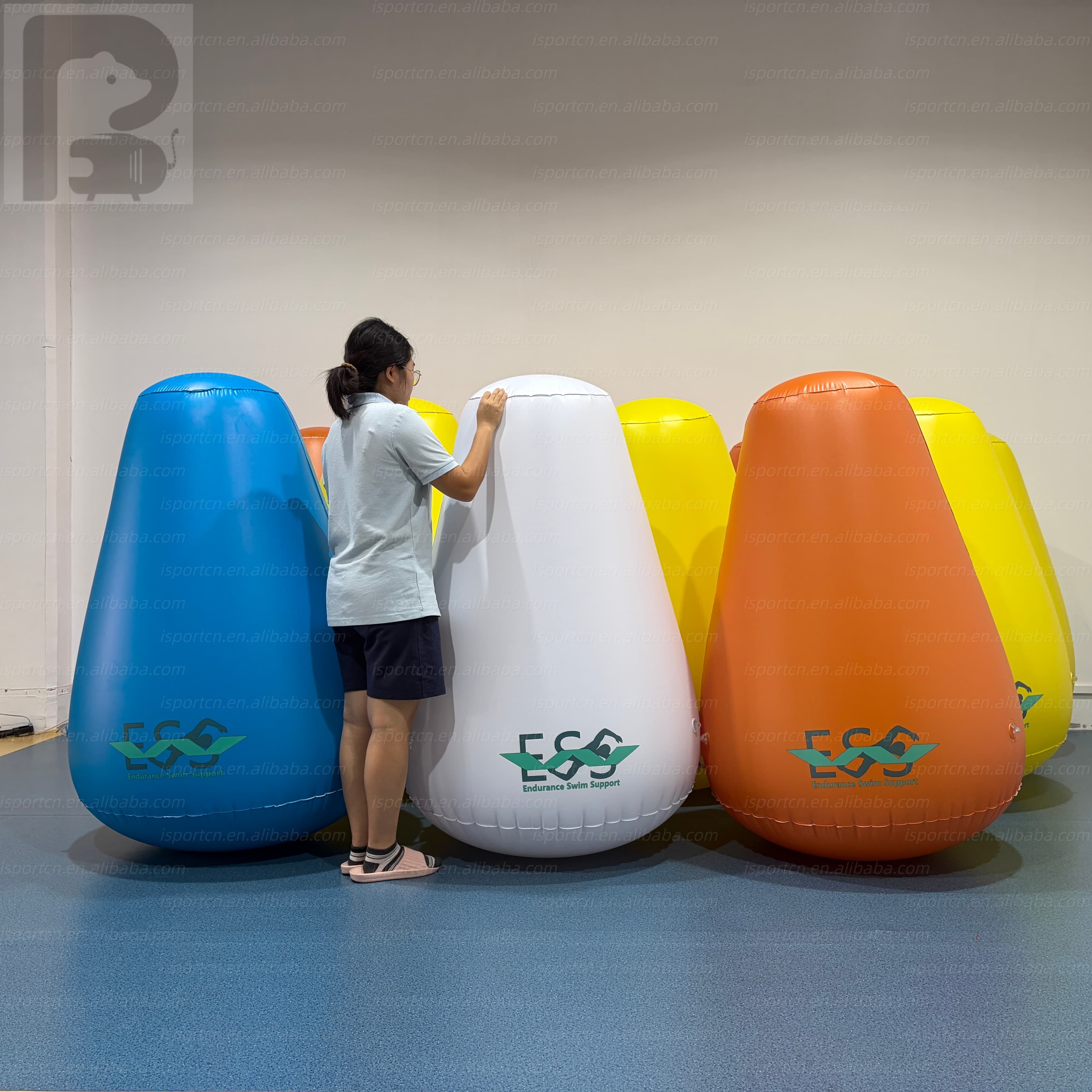 Custom Conical Inflatable Water Buoy Marker for Marine and Lake Events