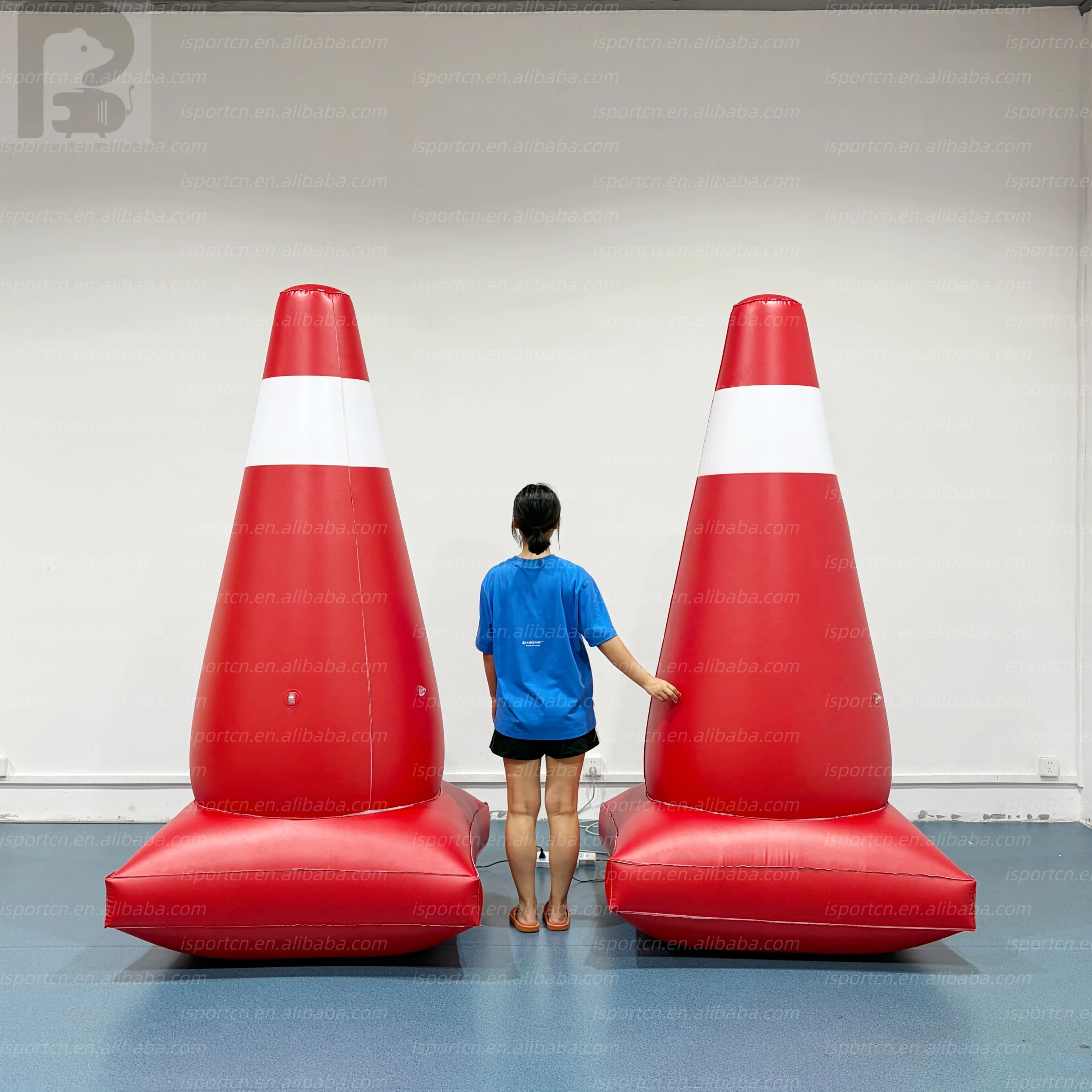 Giant Inflatable Traffic Cone with LED Lights