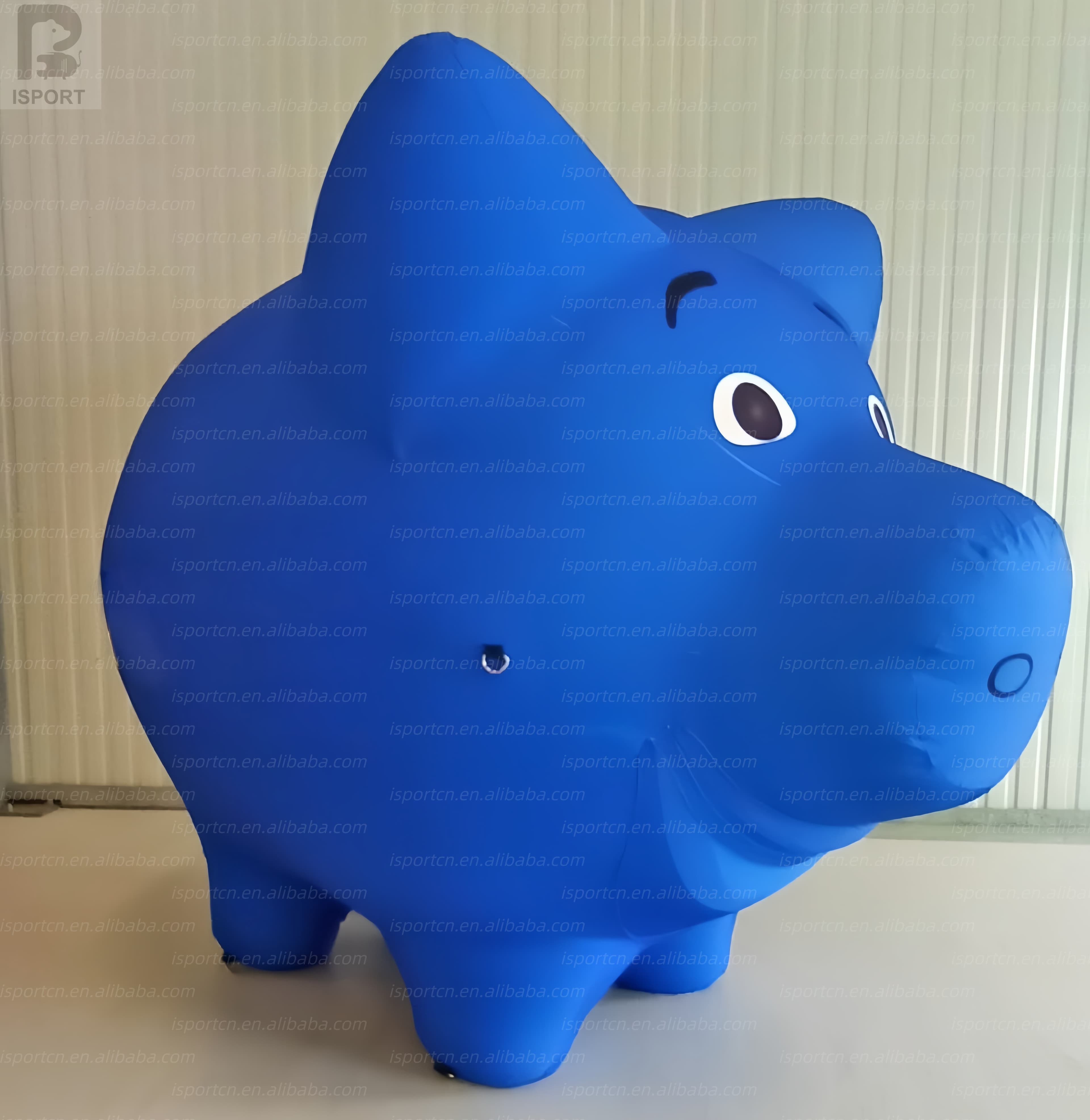 Giant Inflatable Blue Piggy Bank for Advertising and Promotions
