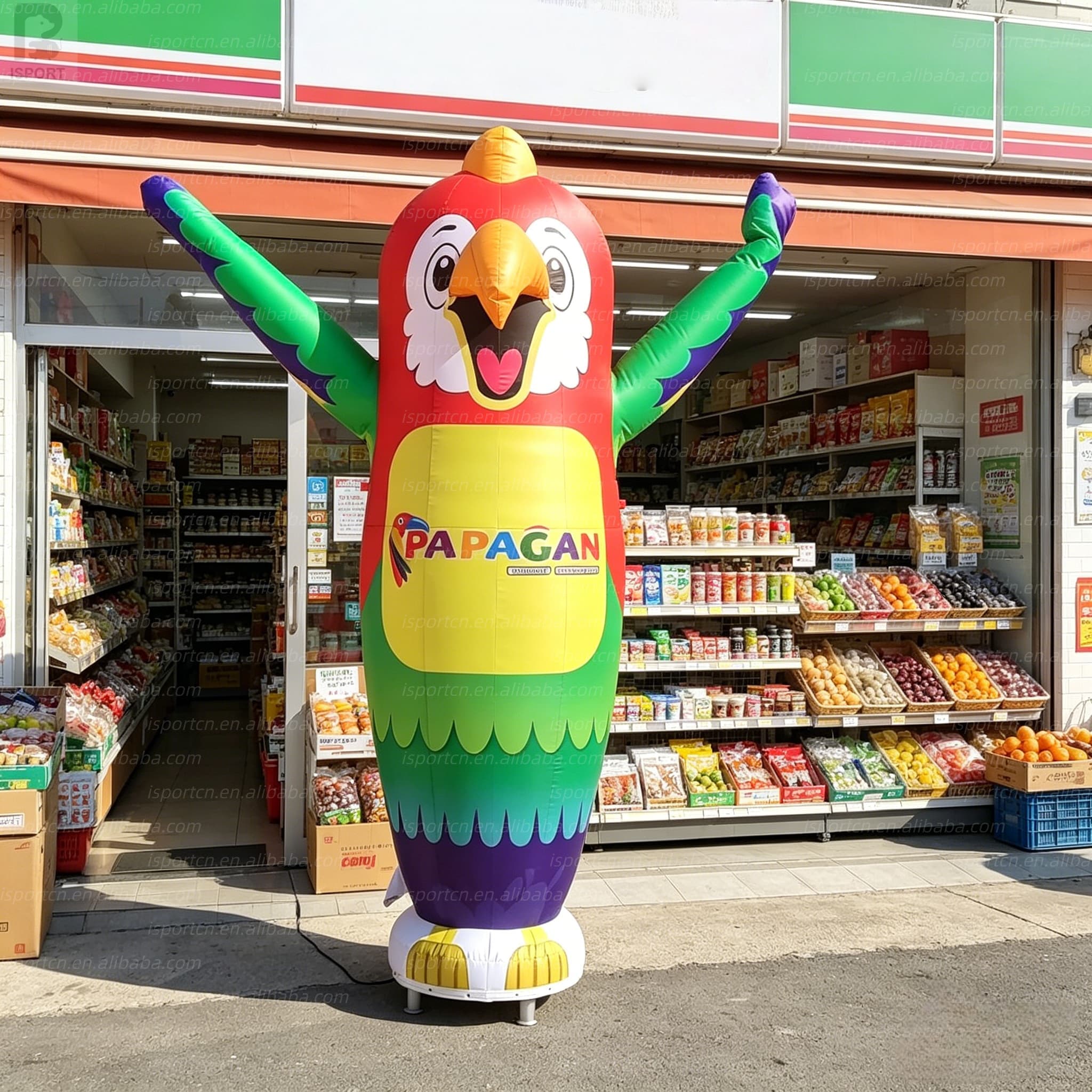 Giant Waving Inflatable Parrot Air Dancer