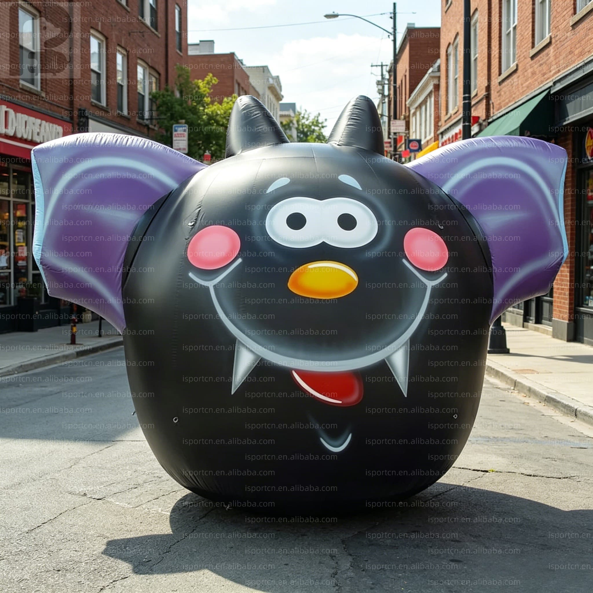 Giant Inflatable Halloween Bat Character for Outdoor Advertising