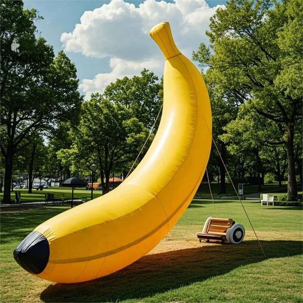 Giant Inflatable Banana - Custom Advertising Prop with LED