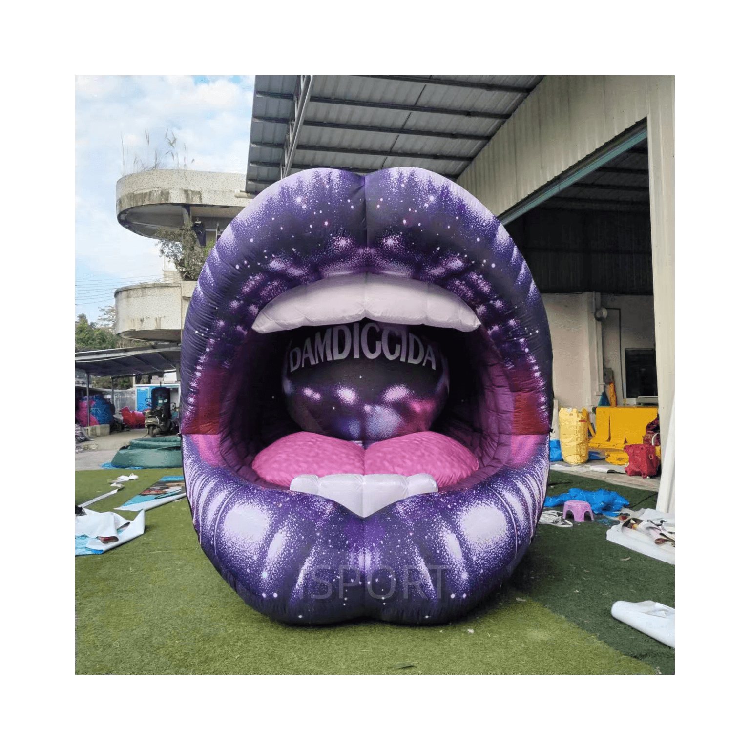 Giant Inflatable Lips Big Mouth Model Advertising Display