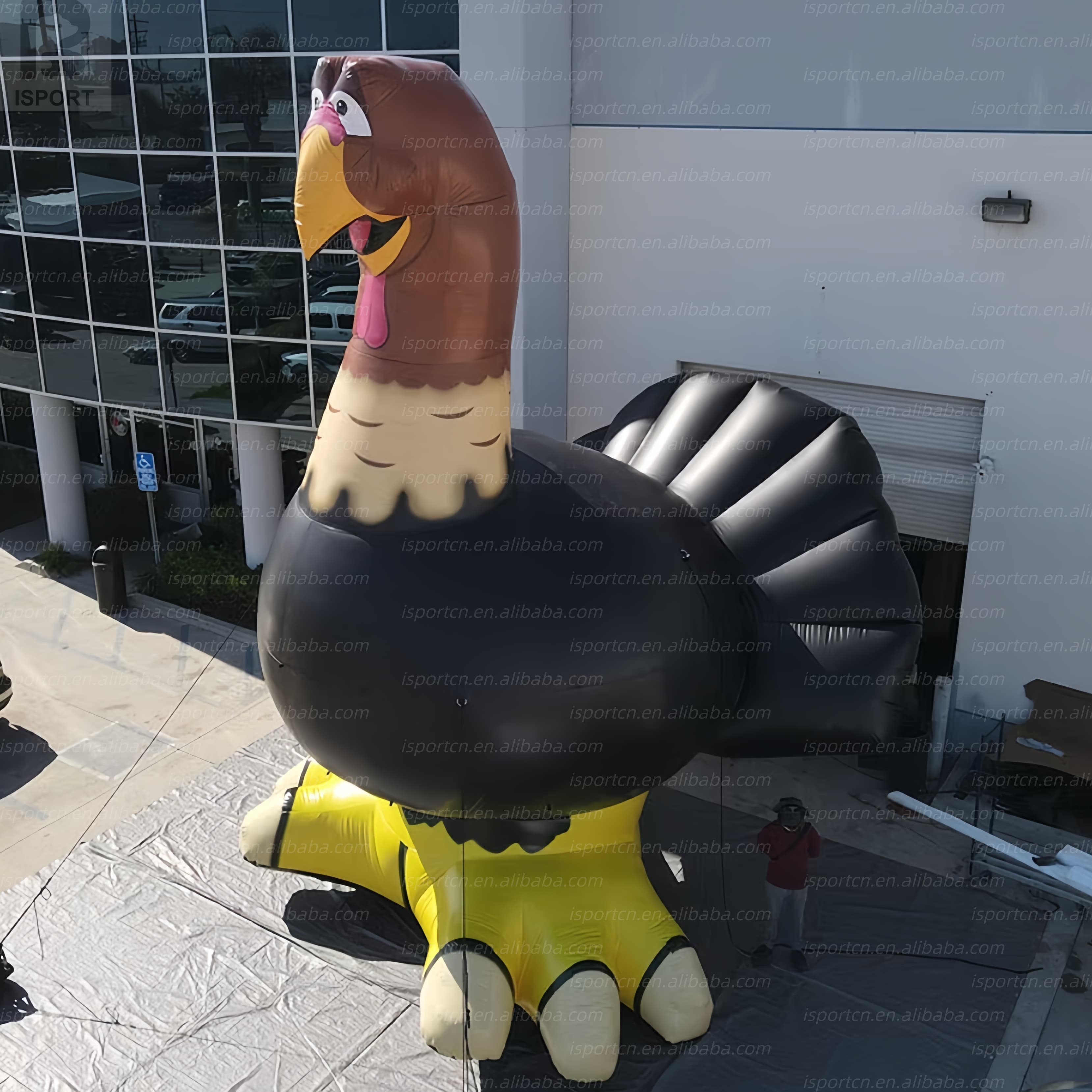 Giant LED Inflatable Thanksgiving Turkey with Custom Logo