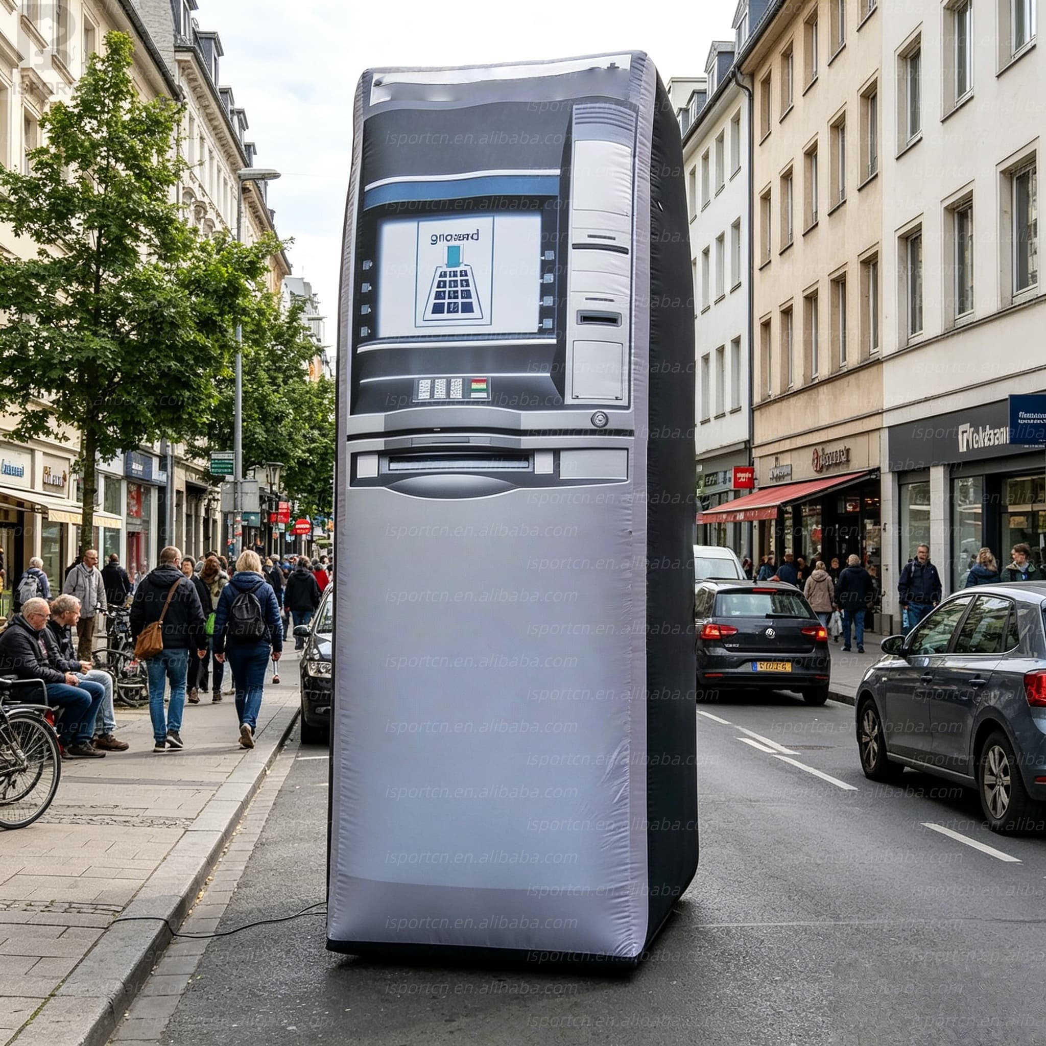 Custom Giant Inflatable ATM Cash Machine with LED Lighting