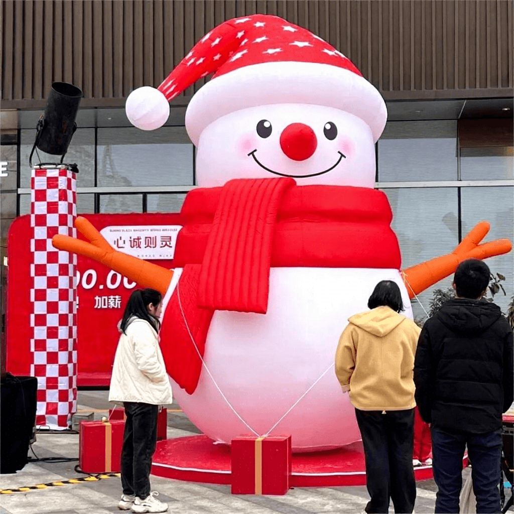 Giant Inflatable Santa Claus Christmas Holiday Decoration