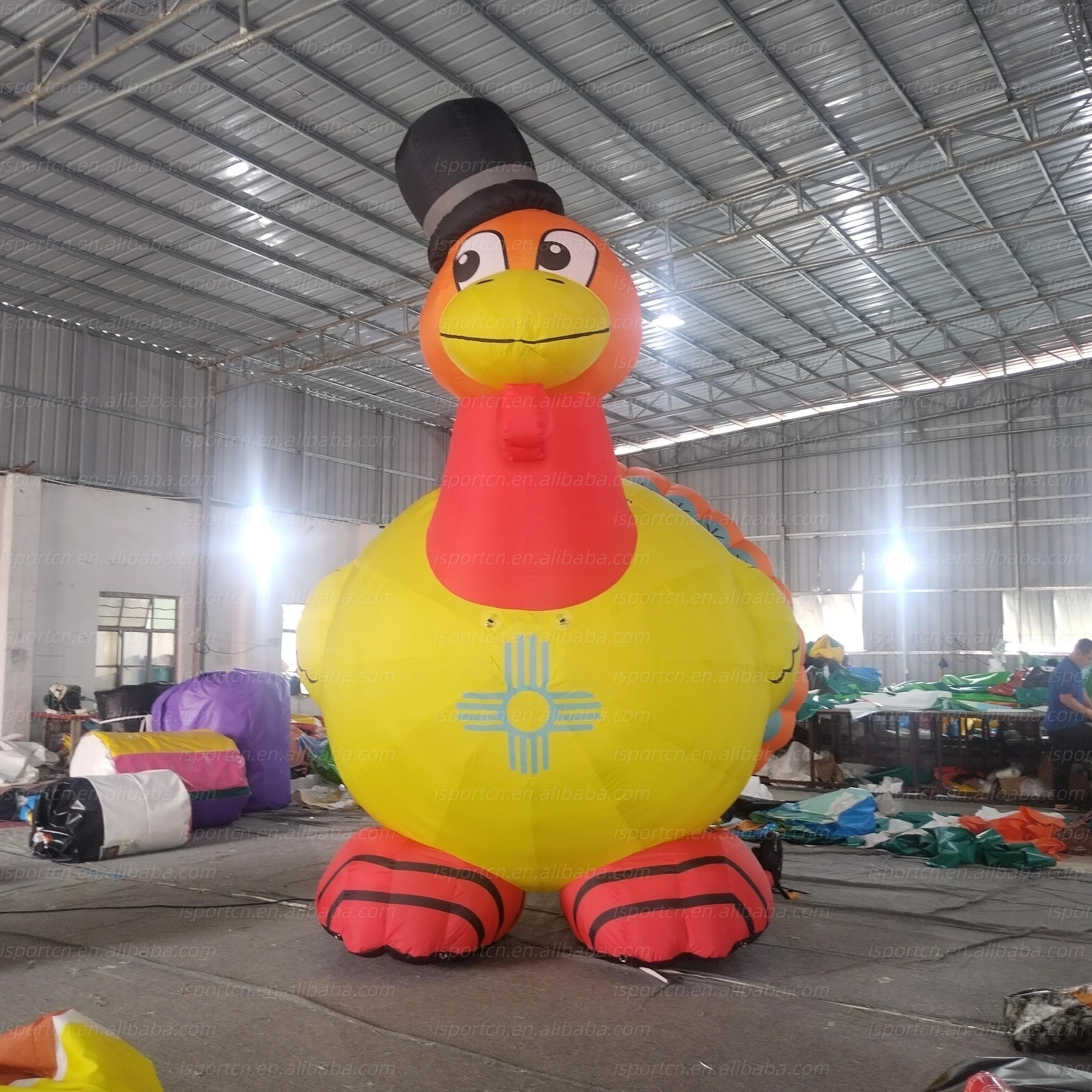 Giant Inflatable Turkey Costume with LED Lights