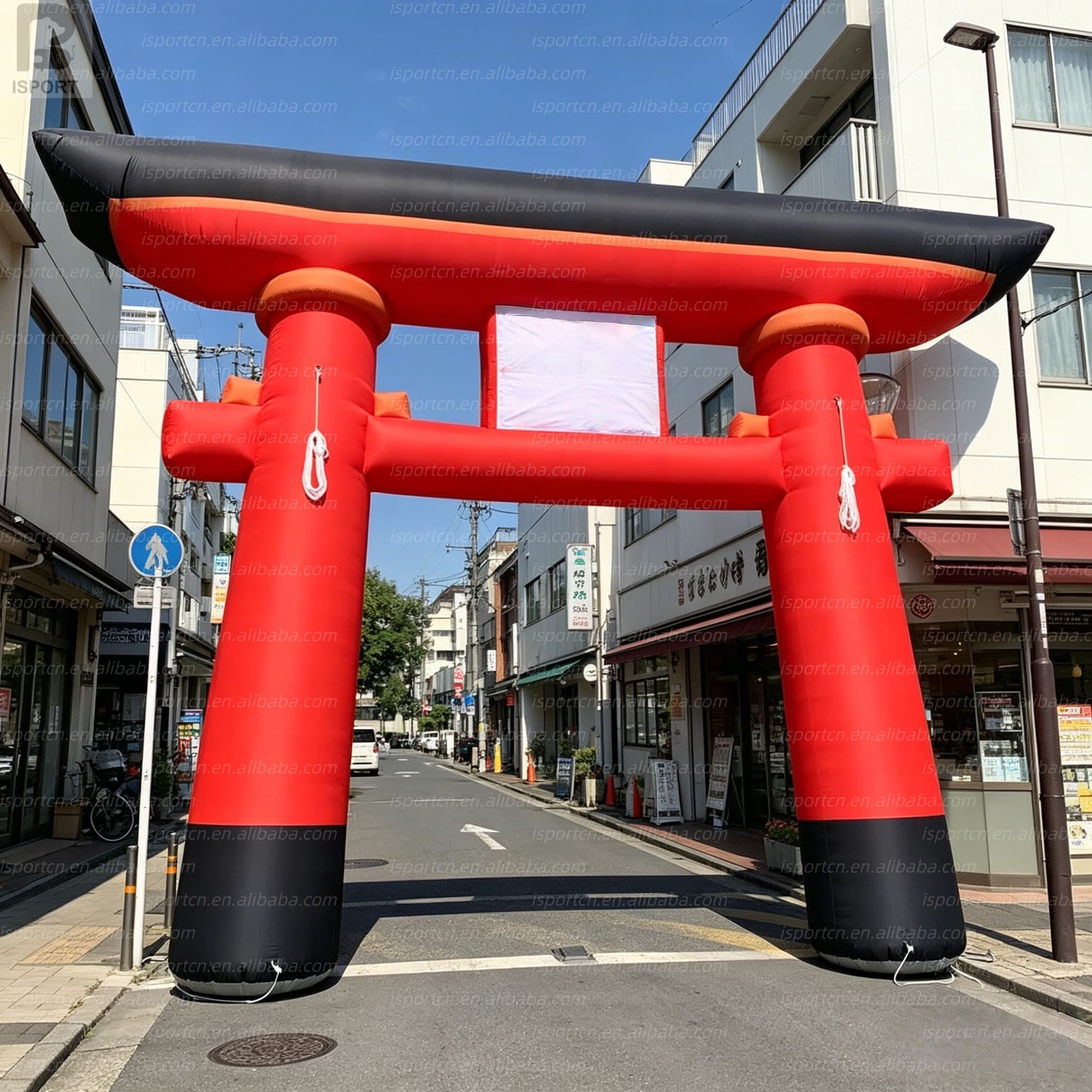 LED Inflatable Torii Gate Archway for Japanese Events