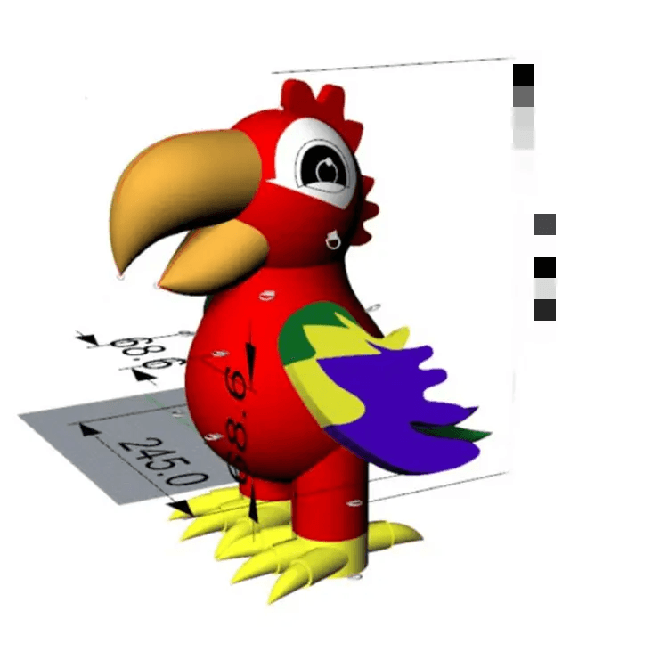 Giant Inflatable Parrot - Custom Advertising Bird Character