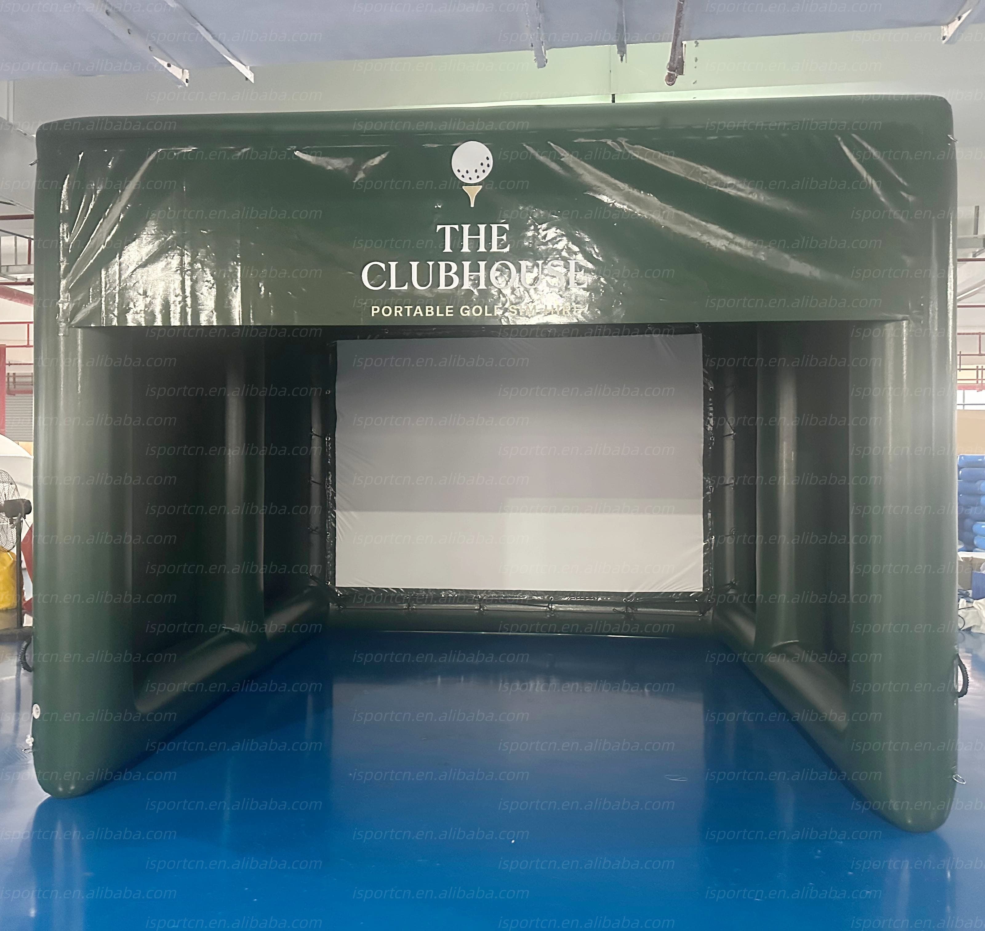 Custom Branded Inflatable Golf Tent for Simulators and Events