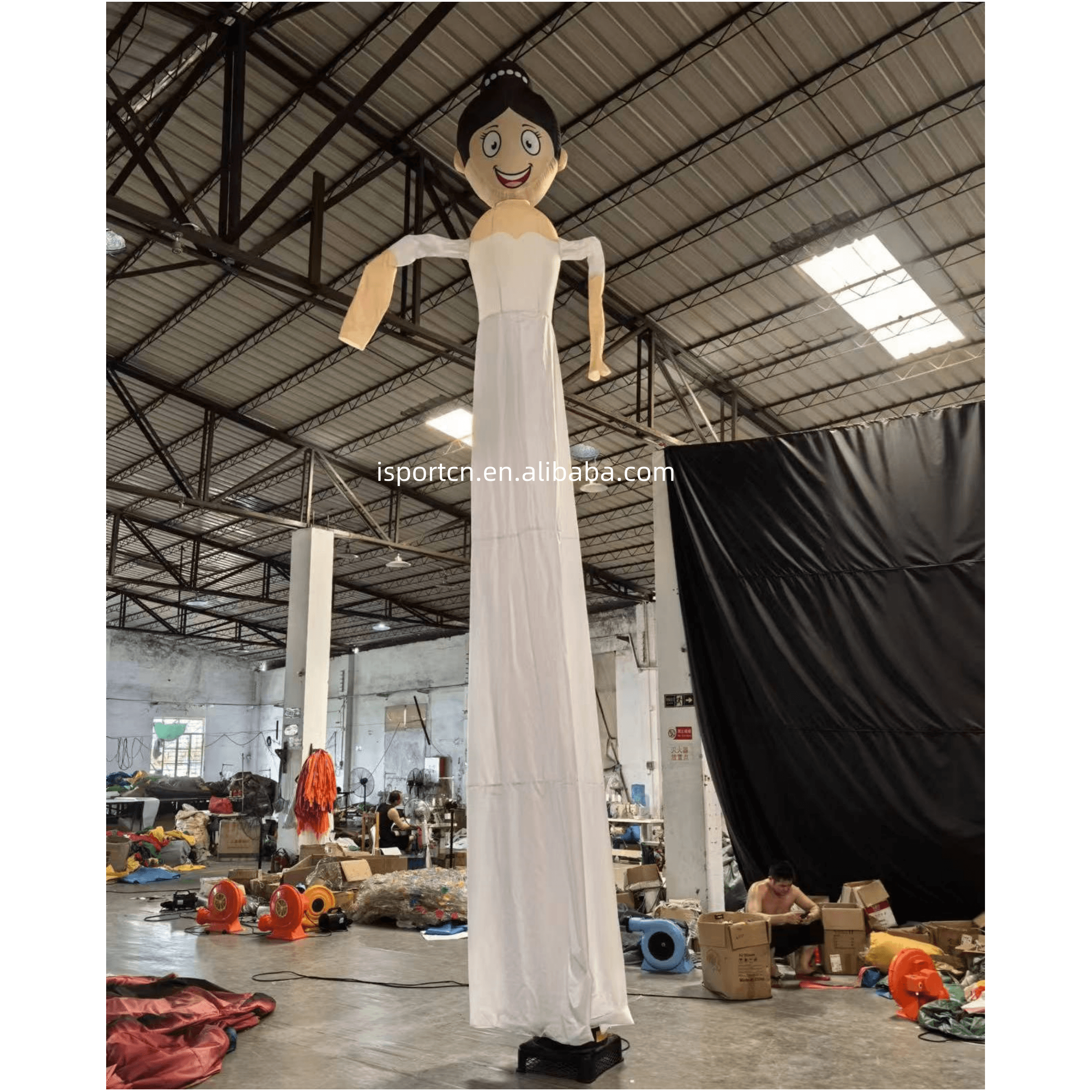 Giant Inflatable Wedding Couple Sky Dancers for Advertising