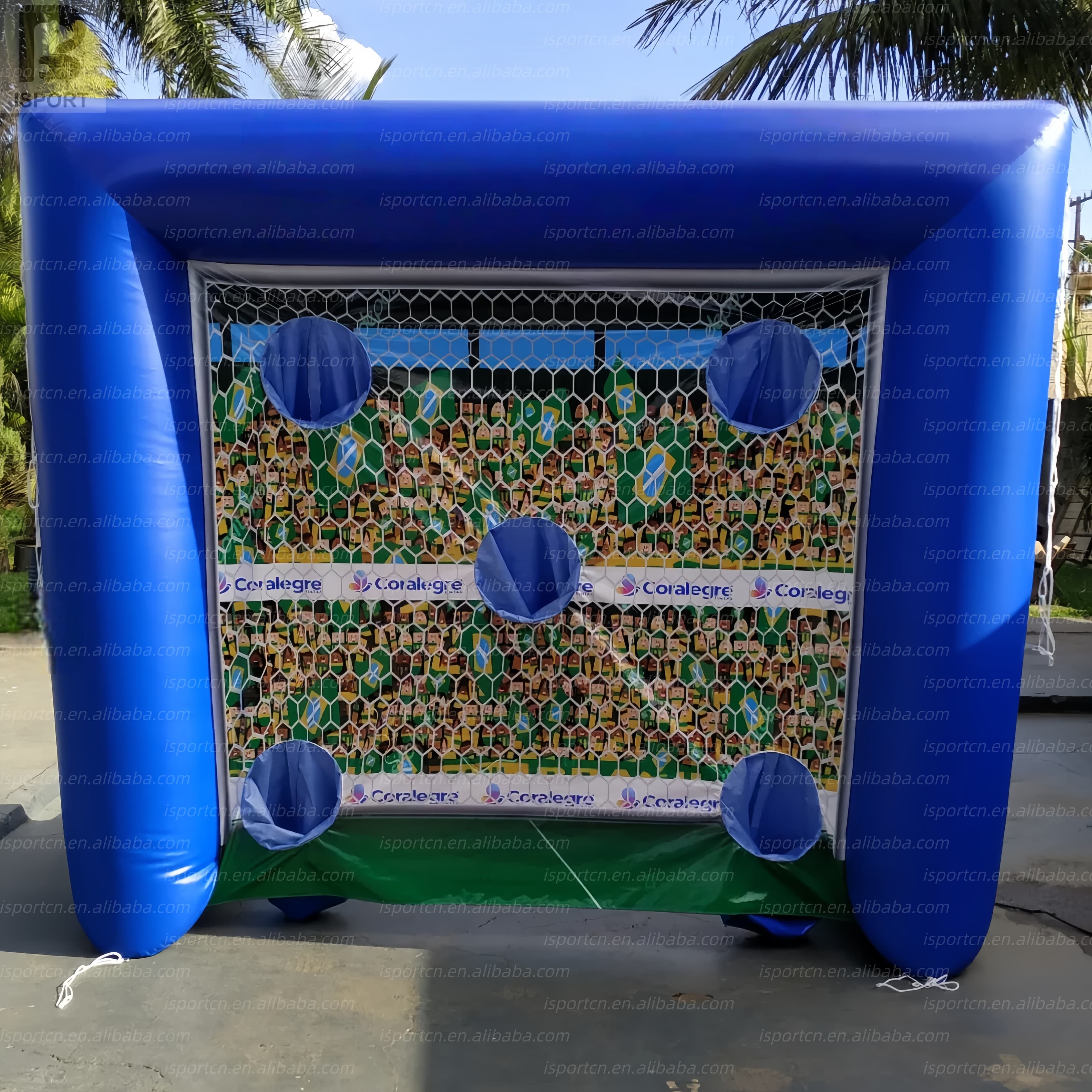 Inflatable Soccer Shootout Target Game