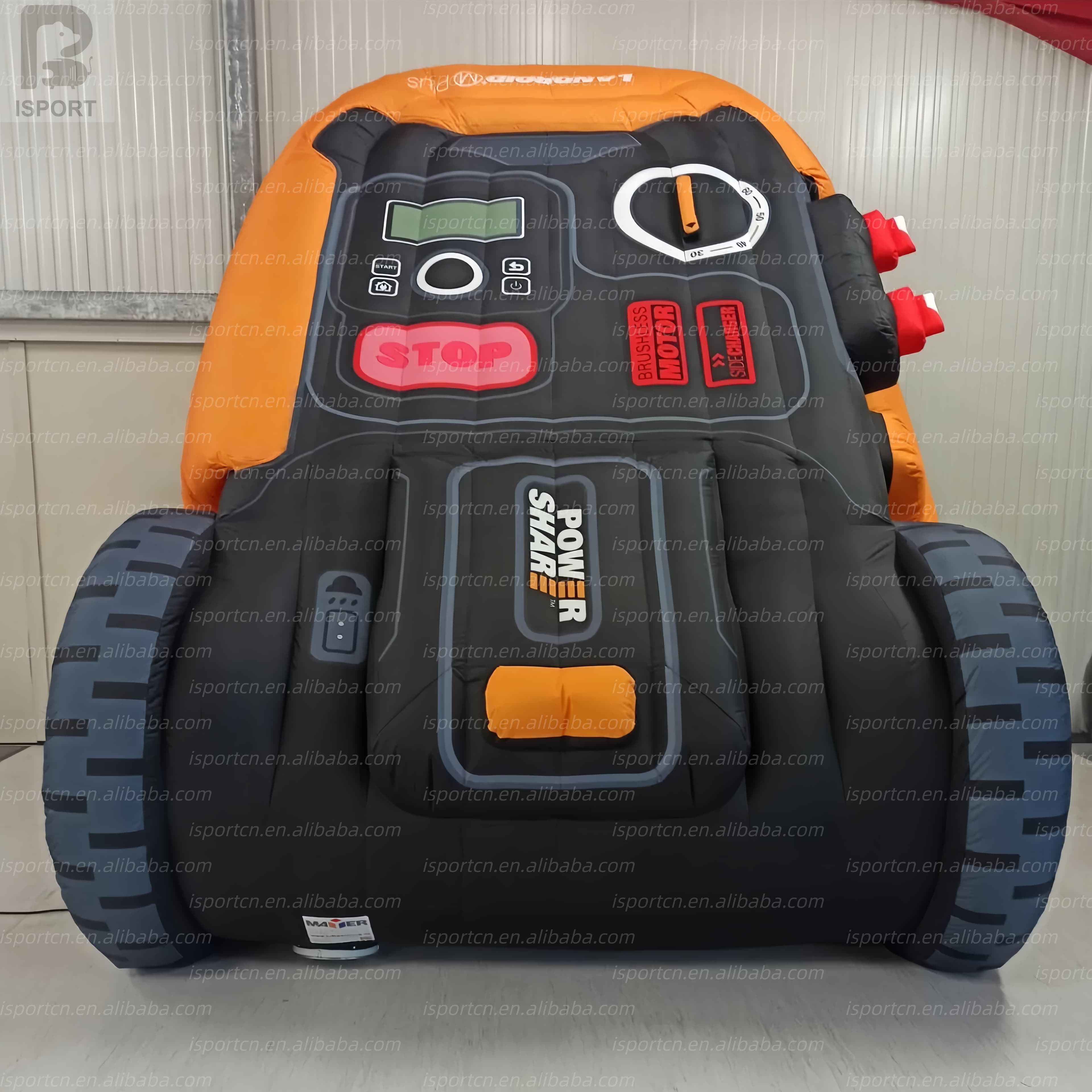 Giant Inflatable Robotic Lawn Mower Replica
