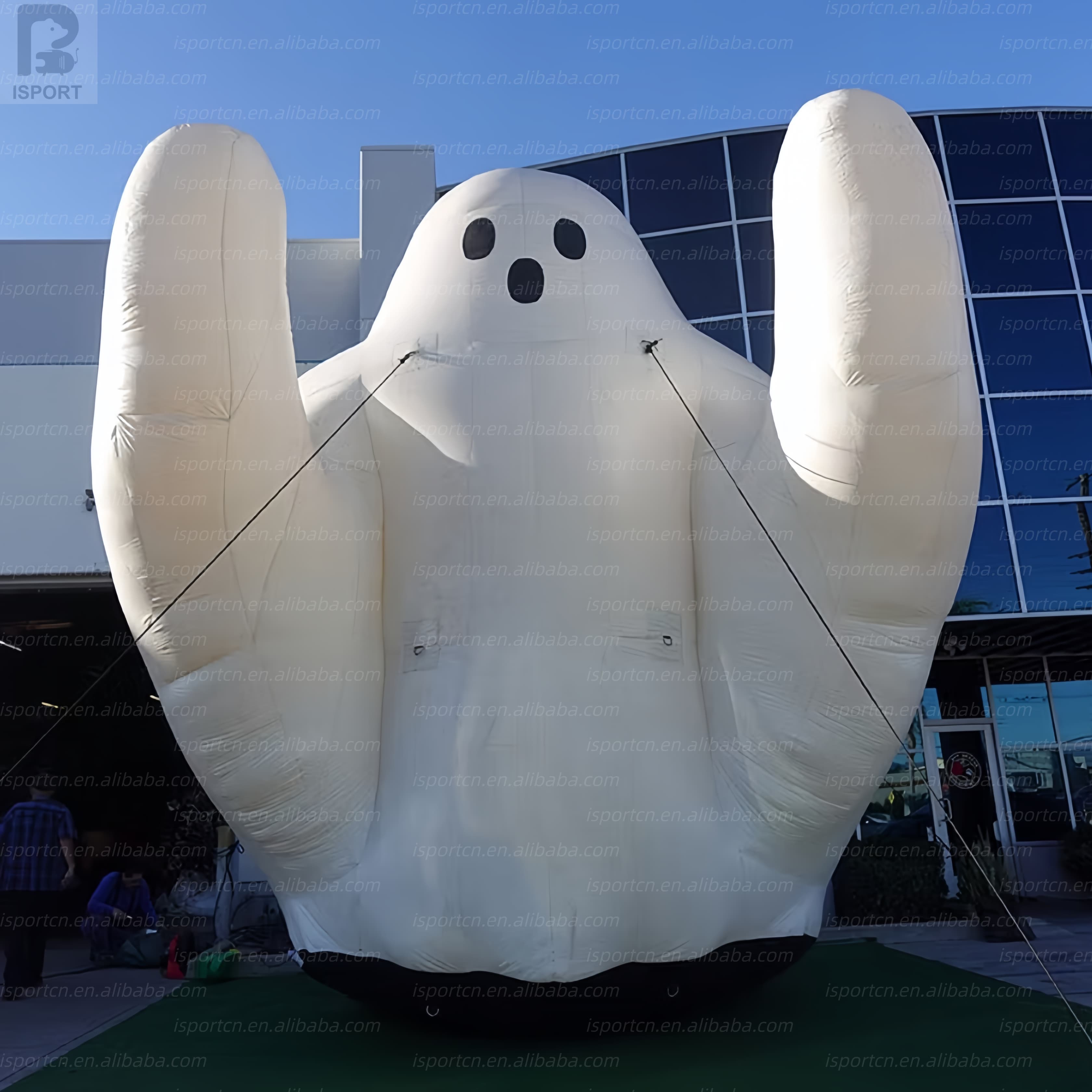 Giant LED Inflatable White Ghost for Halloween Events
