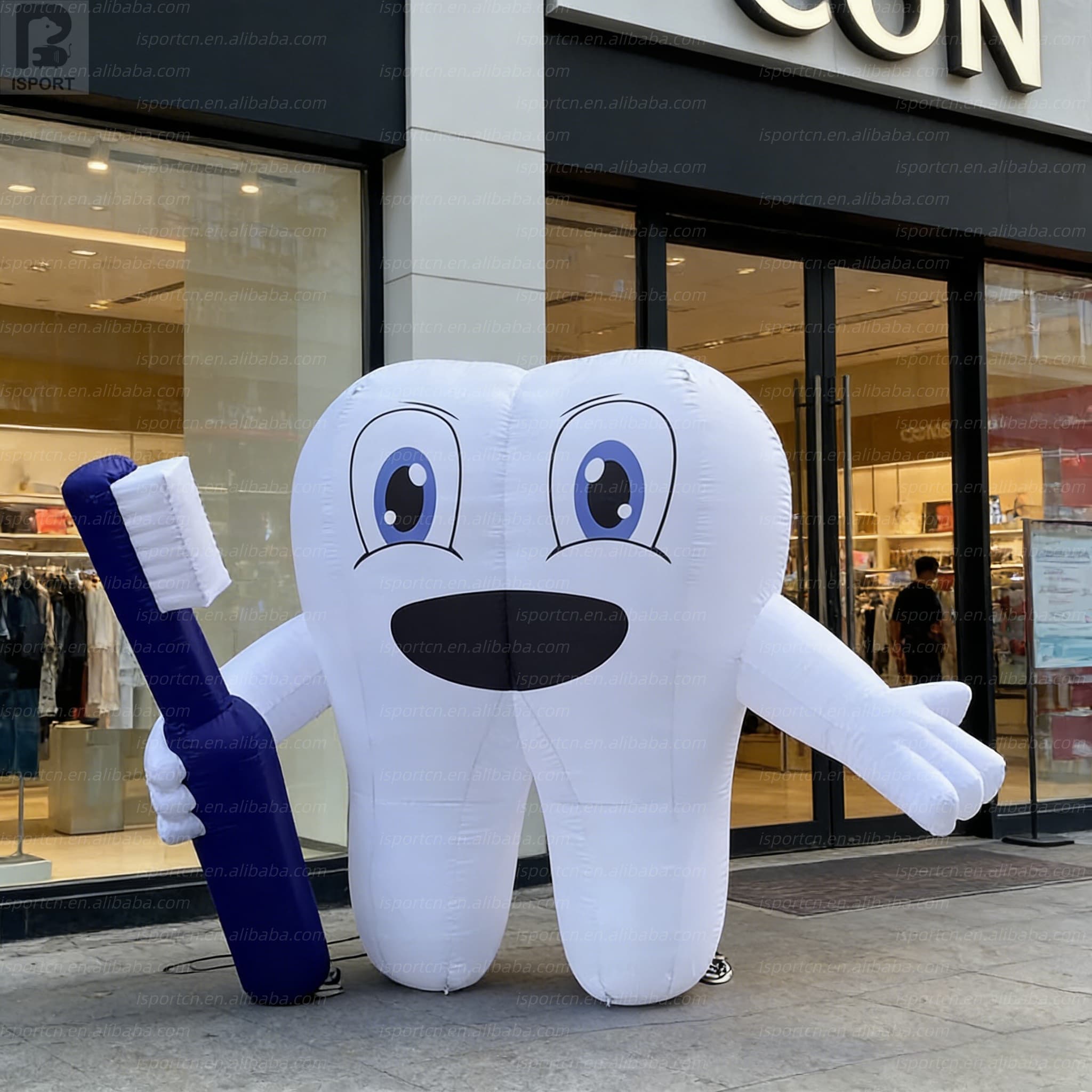 Giant Inflatable Tooth Character for Dental Clinics