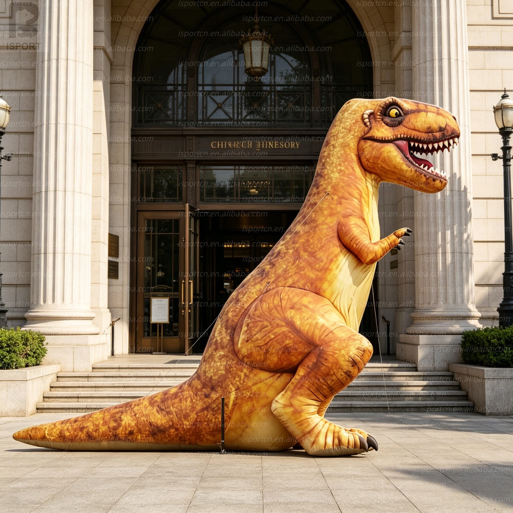 Custom Inflatable Glowing Tyrannosaurus Rex Dinosaur