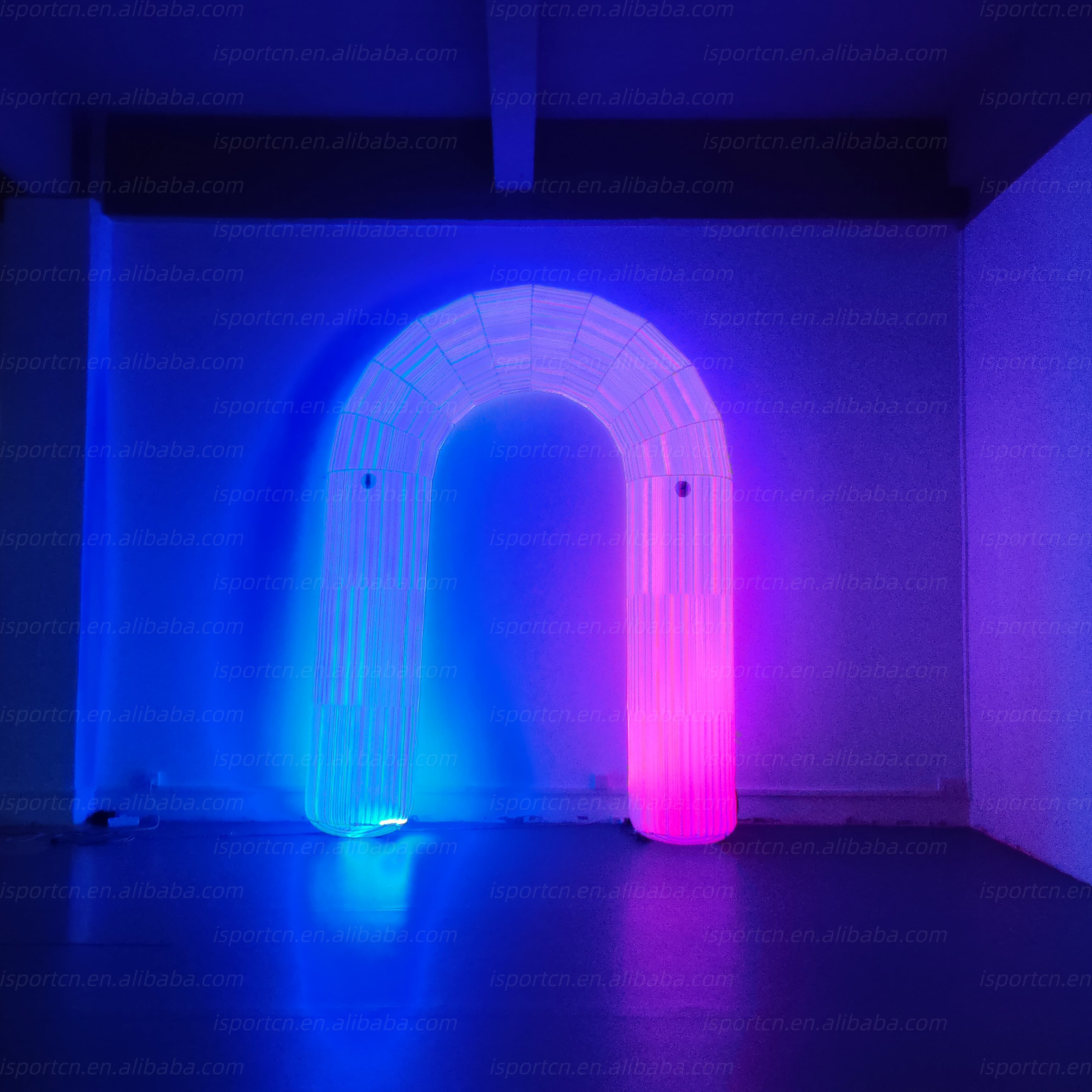 Custom LED Light Archway with RGB Lighting for Events