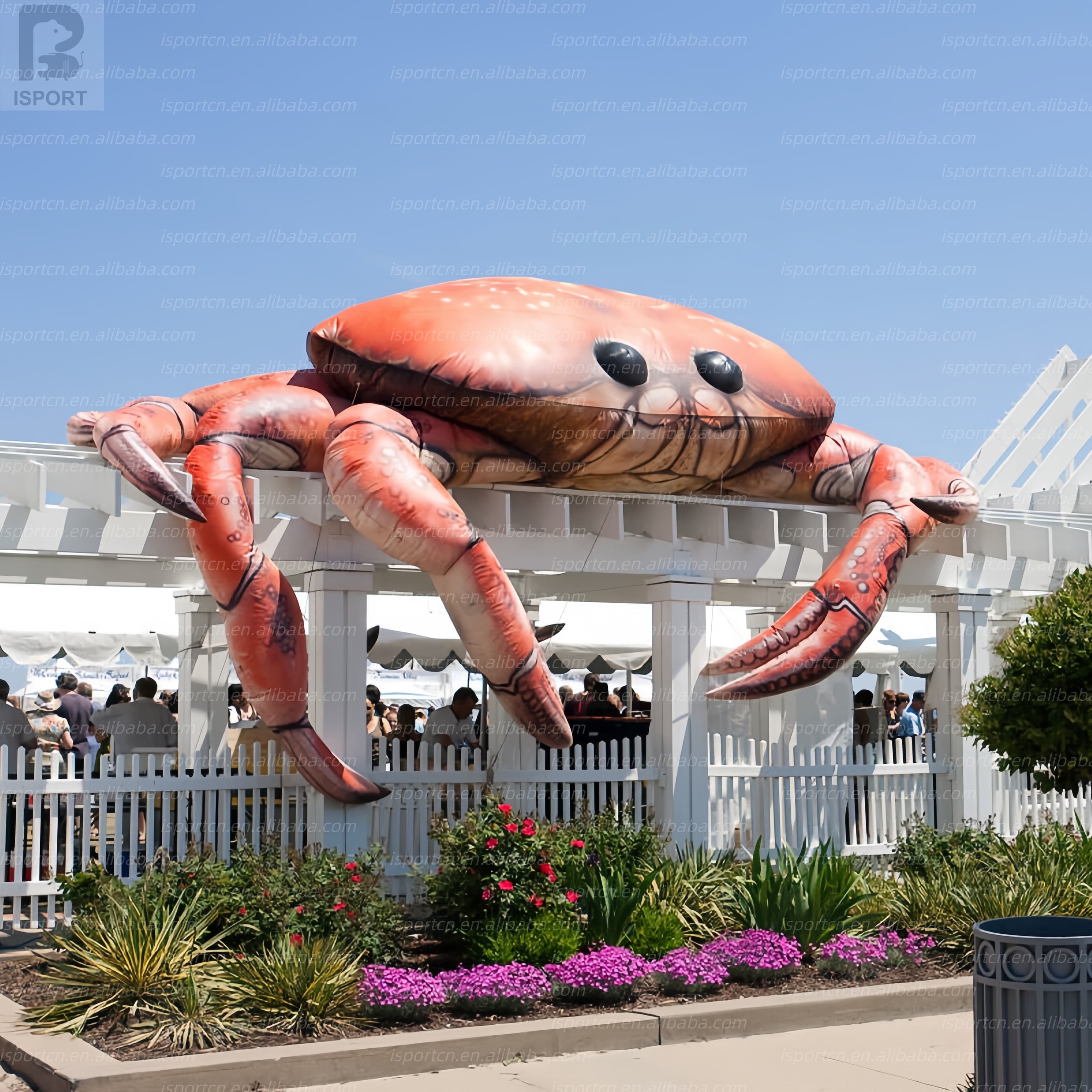 Giant Inflatable Crab - Custom Advertising Sculpture