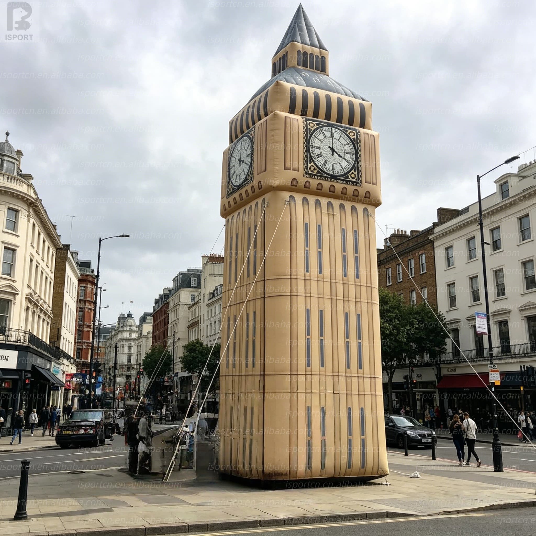 Inflatable Big Ben Clock Tower with LED Lighting