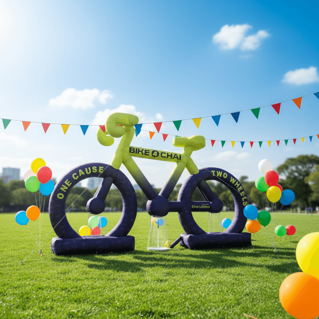 Giant Inflatable Bicycle Prop for Cycling Events & Promotions
