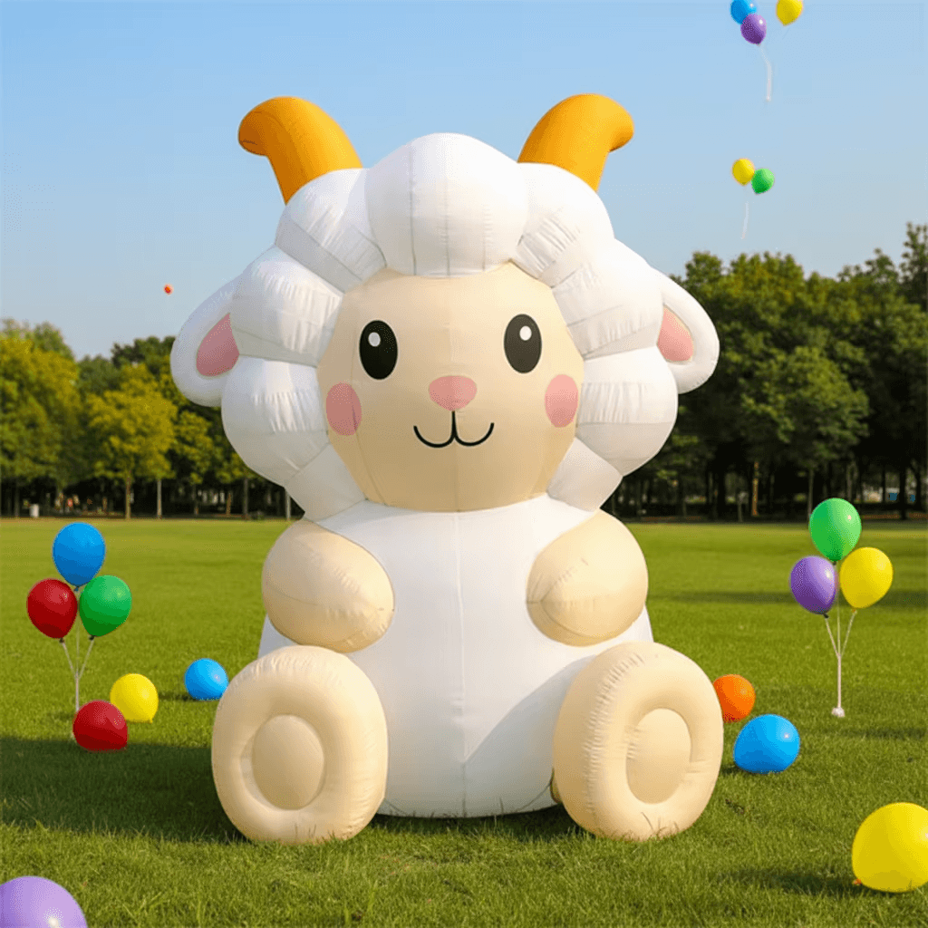 Giant Inflatable Sheep Character for Events and Promotions