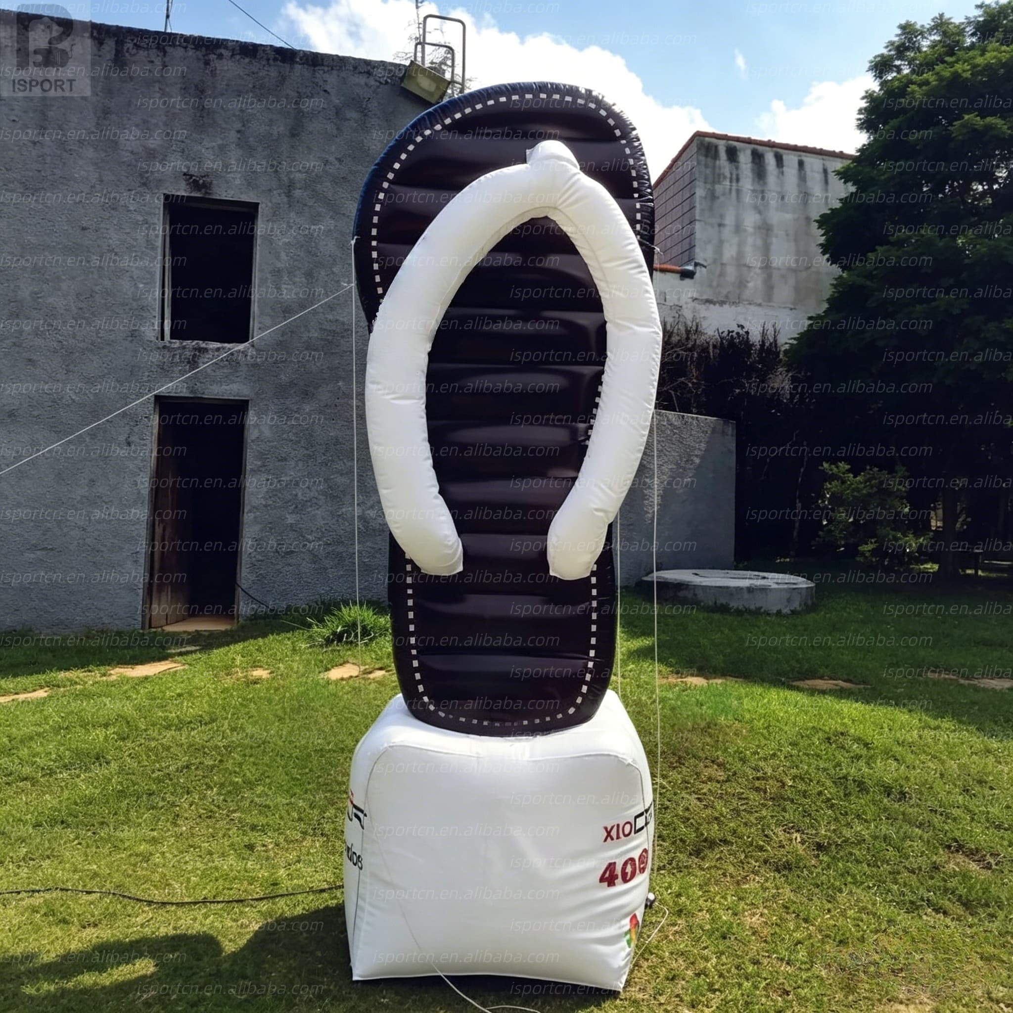 Giant Inflatable Flip Flop with Base for Brand Advertising