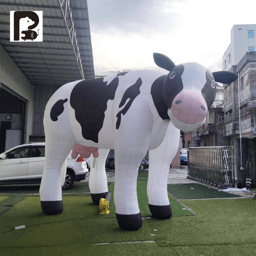 Giant Inflatable Dairy Cow for Farm Promotion and Advertising