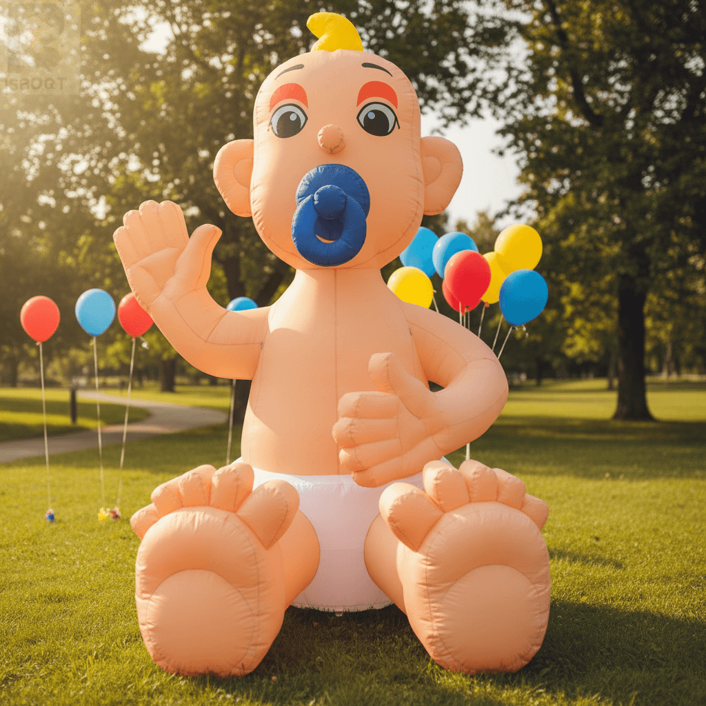 Giant Inflatable Baby Character for Kids Events and Parties
