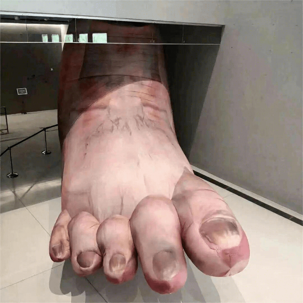 Giant Inflatable Realistic Foot Replica for Events and Exhibits