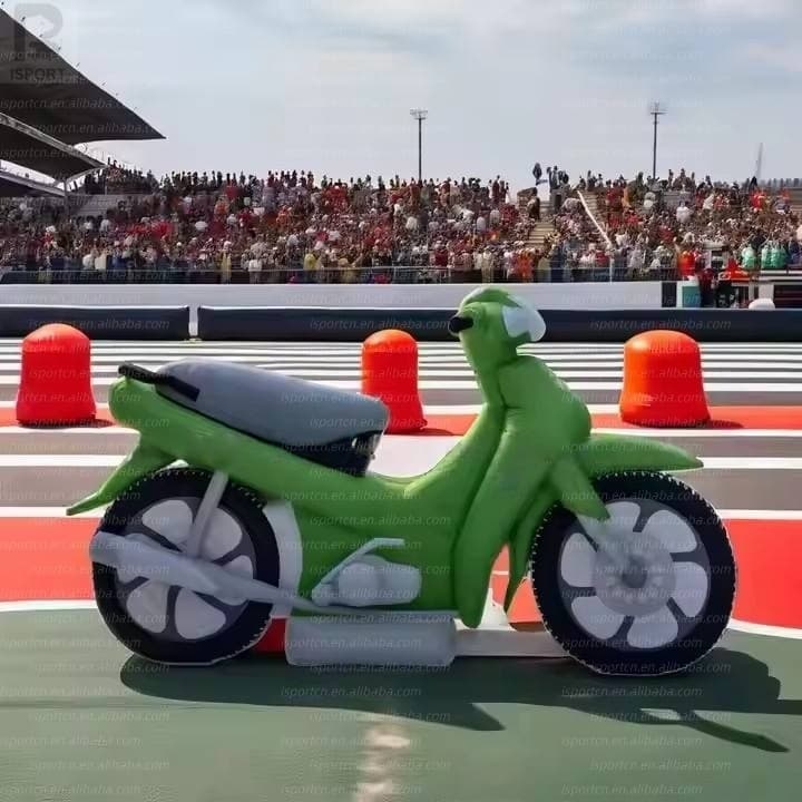 Giant Inflatable Motorcycle Replica for Promotions and Events