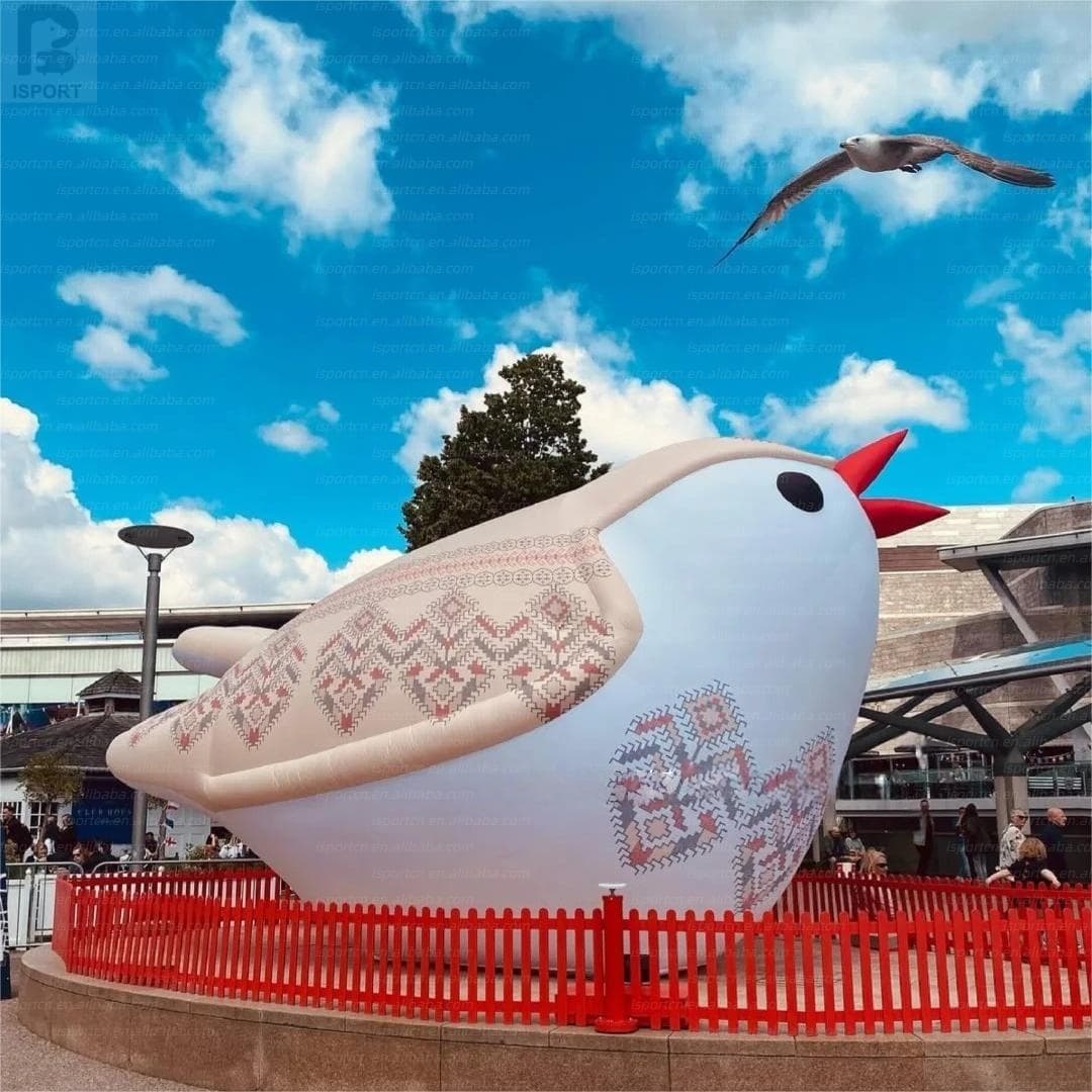 Giant Inflatable Peace Bird Art Installation for Events