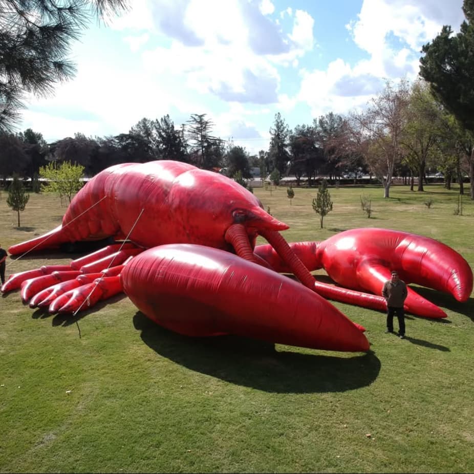 Giant Inflatable Red Lobster for Restaurant & Event Promotion