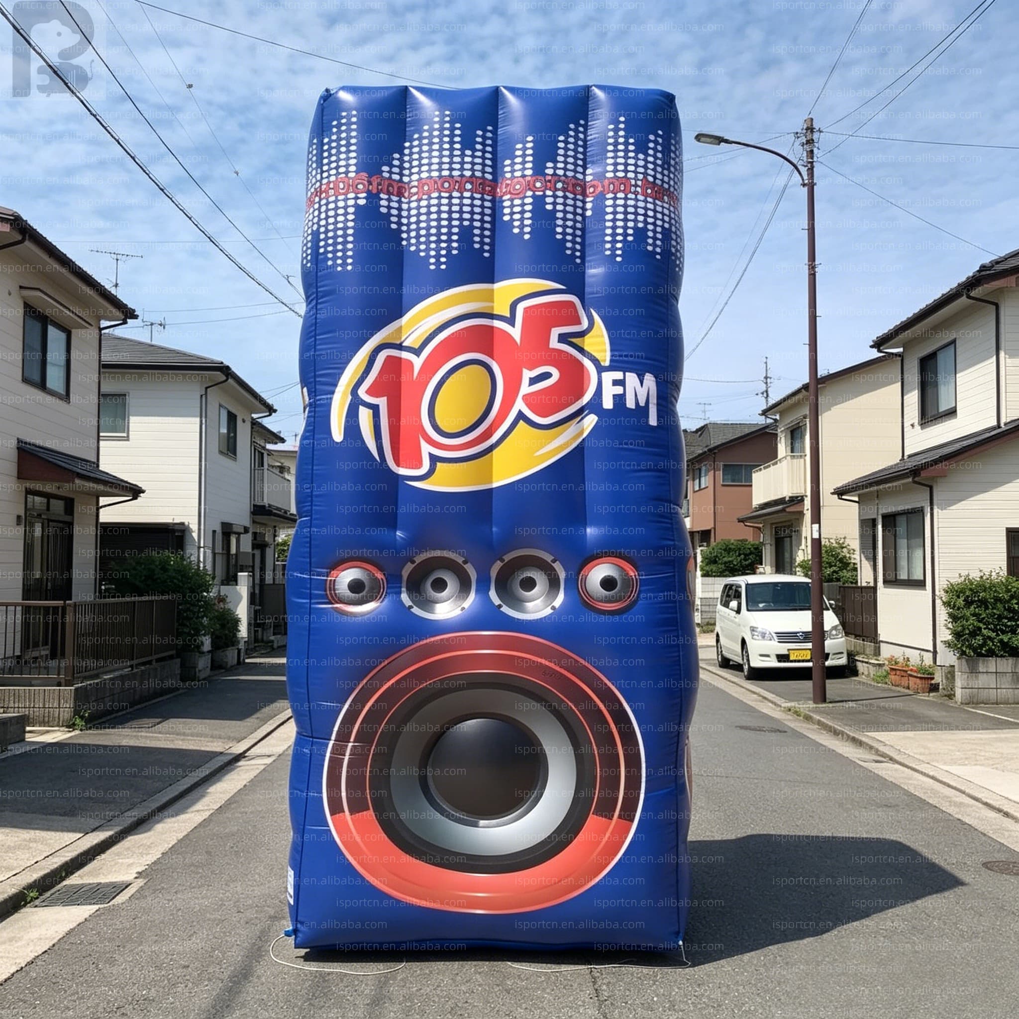 Giant Inflatable LED Speaker Cabinet