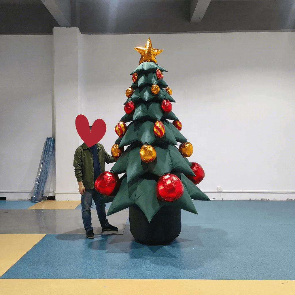 Giant 9ft Inflatable Christmas Tree Holiday Decoration