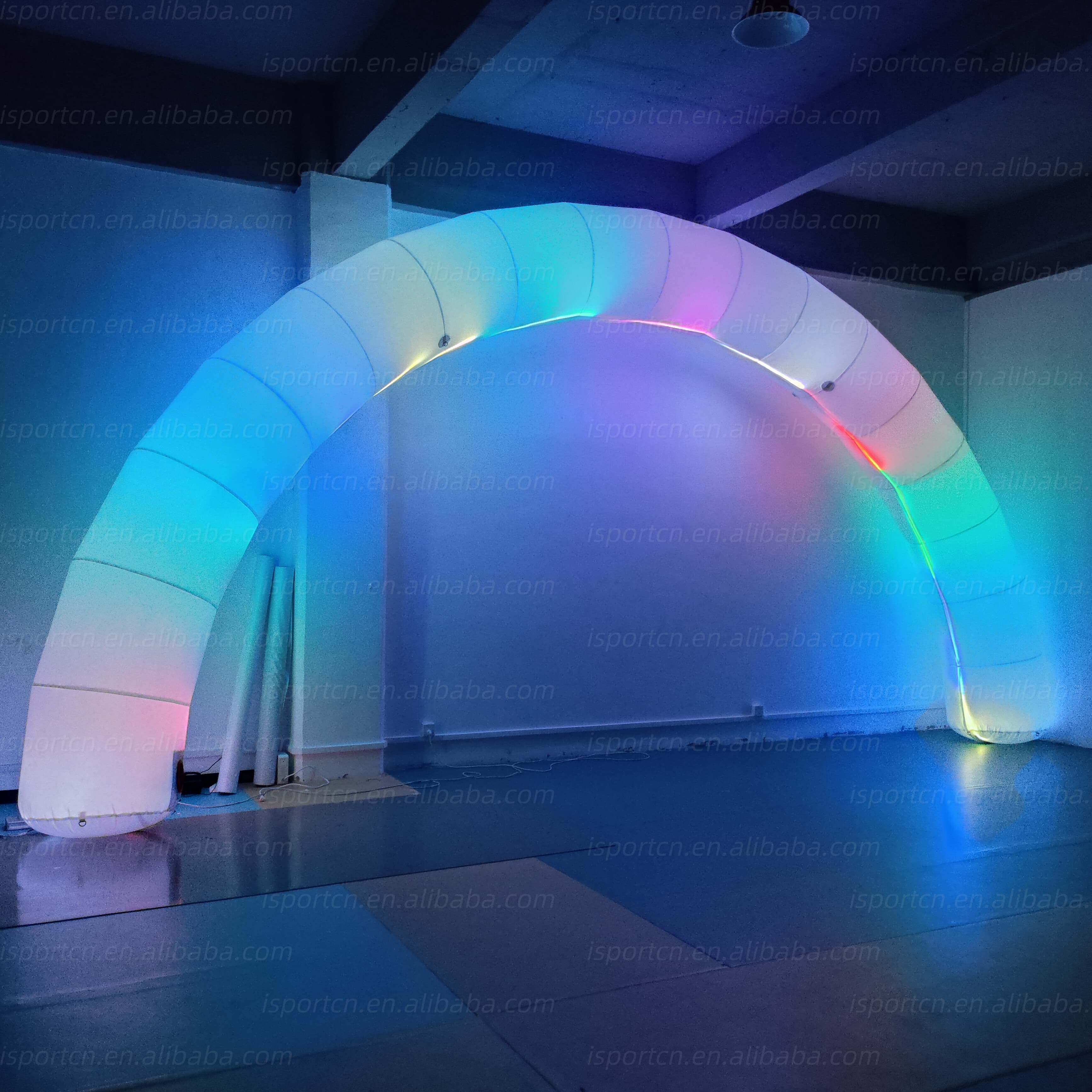 Custom LED Lighted Inflatable Arch - 26 Foot Advertising Archway