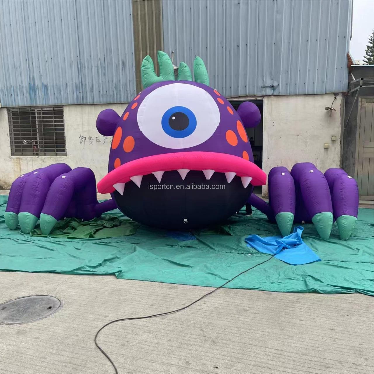 Green Eye Monster Inflatable Character - Outdoor Advertising