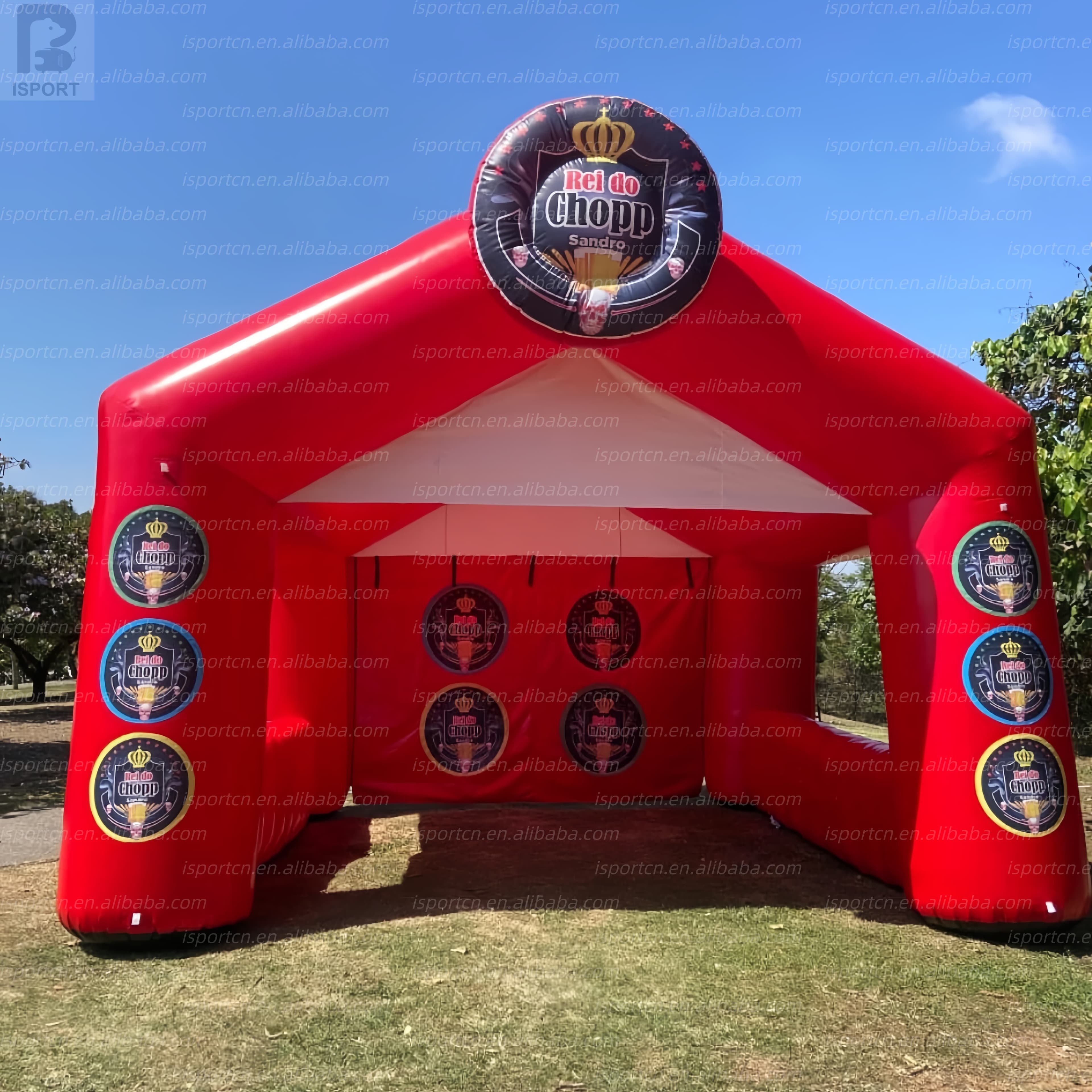 Custom Giant Inflatable Beer Tent Booth for Festivals and Events