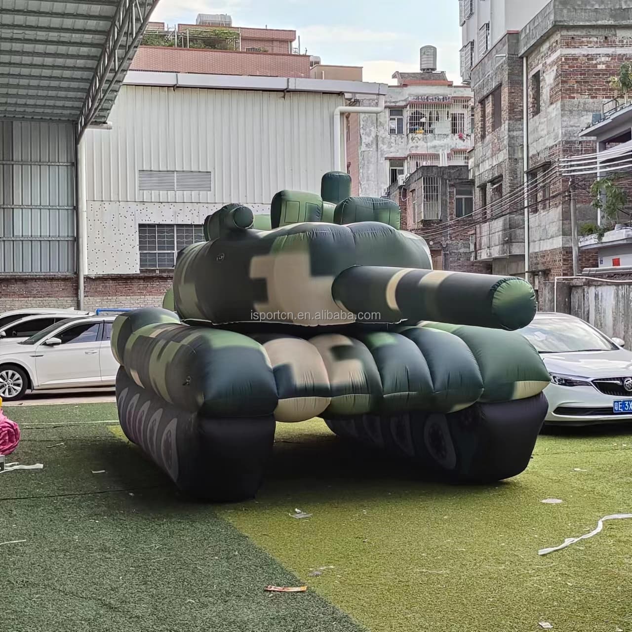 Giant Inflatable Tank Model - Custom Military Prop