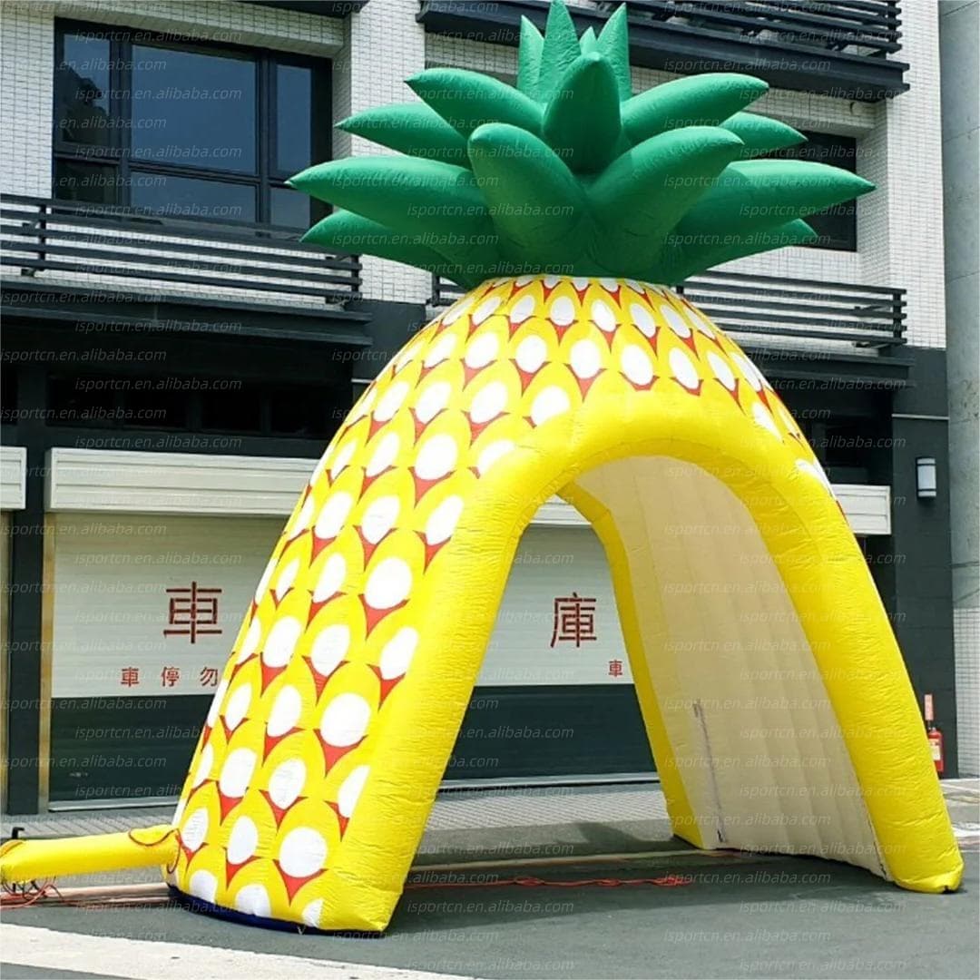 Tropical Pineapple Inflatable Archway for Events and Promotions