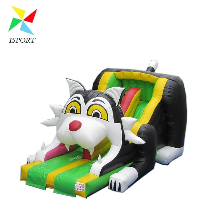 Inflatable Cat Slide Commercial Grade Outdoor Playground Equipment
