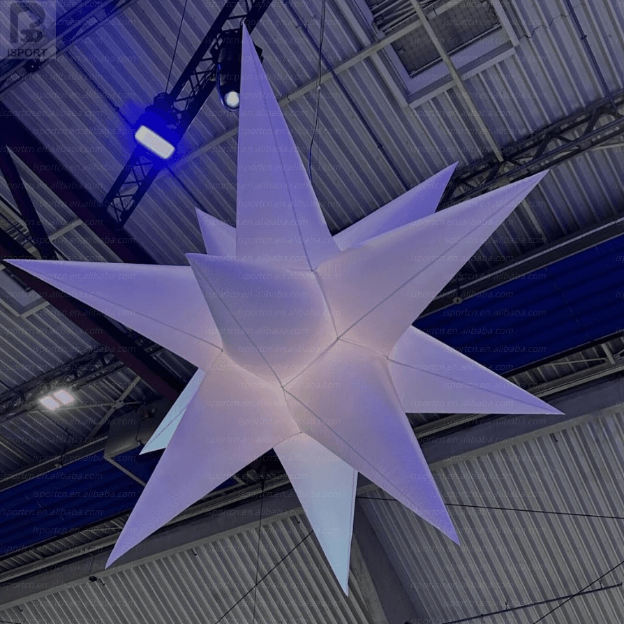 Giant LED Inflatable Star with Color Changing Lights