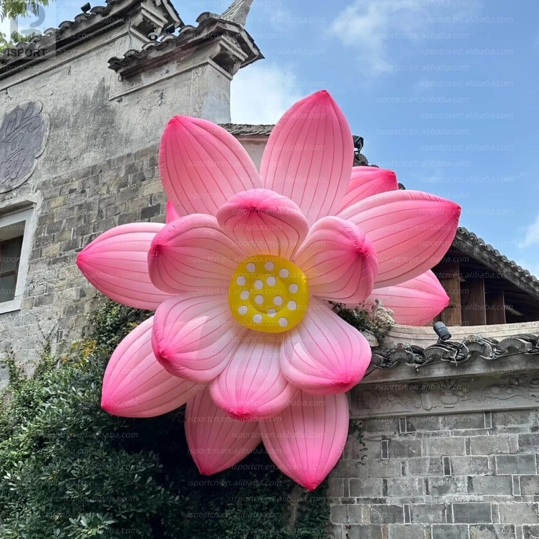 Giant Inflatable Lotus Flower for Events and Commercial Displays