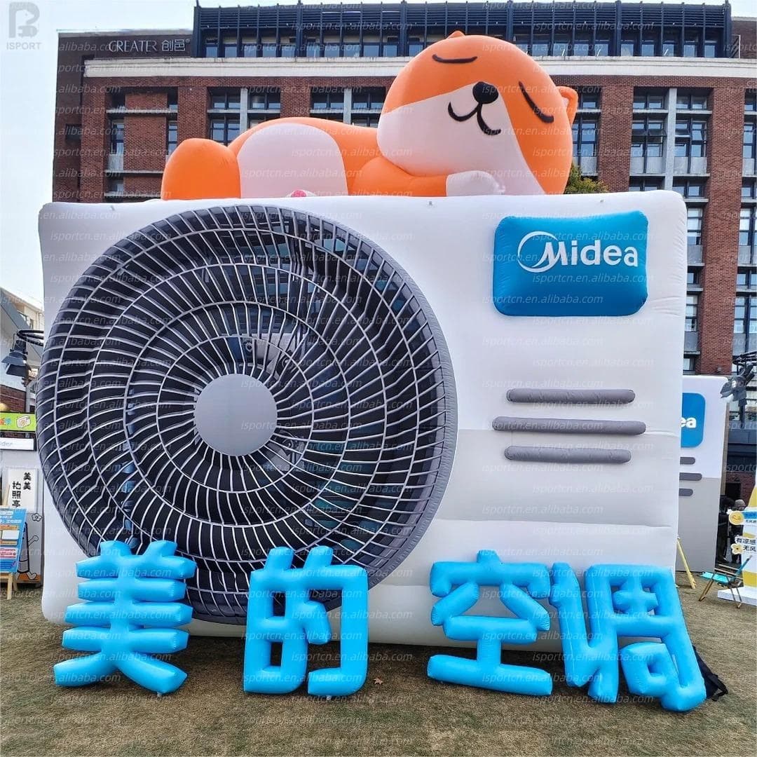 Custom LED Inflatable Air Conditioner for Brand Activations