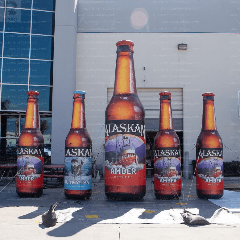Giant Inflatable Beer Bottle for Advertising and Events
