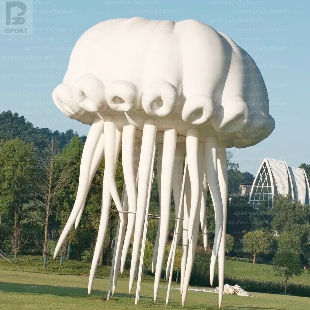 Giant LED Jellyfish Inflatable Art Installation for Events