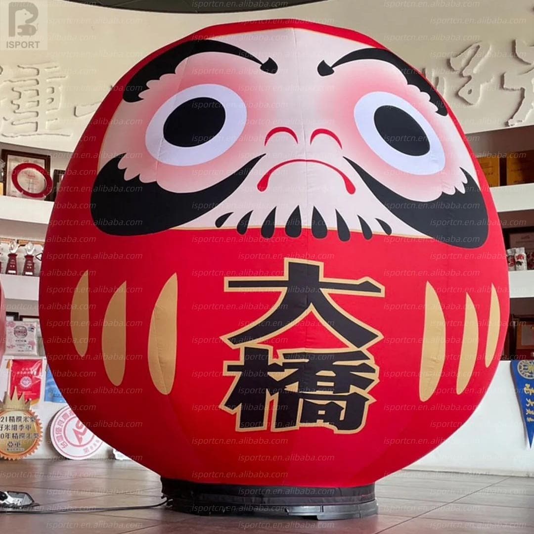 LED Lighting Giant Inflatable Daruma Doll for Commercial Events