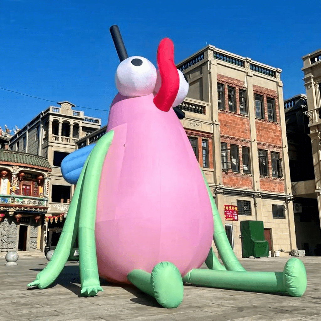 Giant LED Inflatable Mosquito Mascot for Events and Promotions