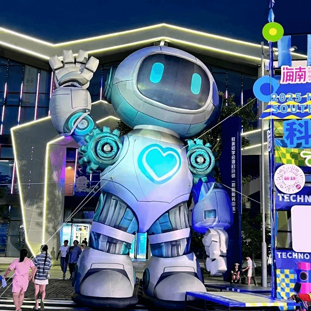Giant LED Illuminated Smart Robot Inflatable