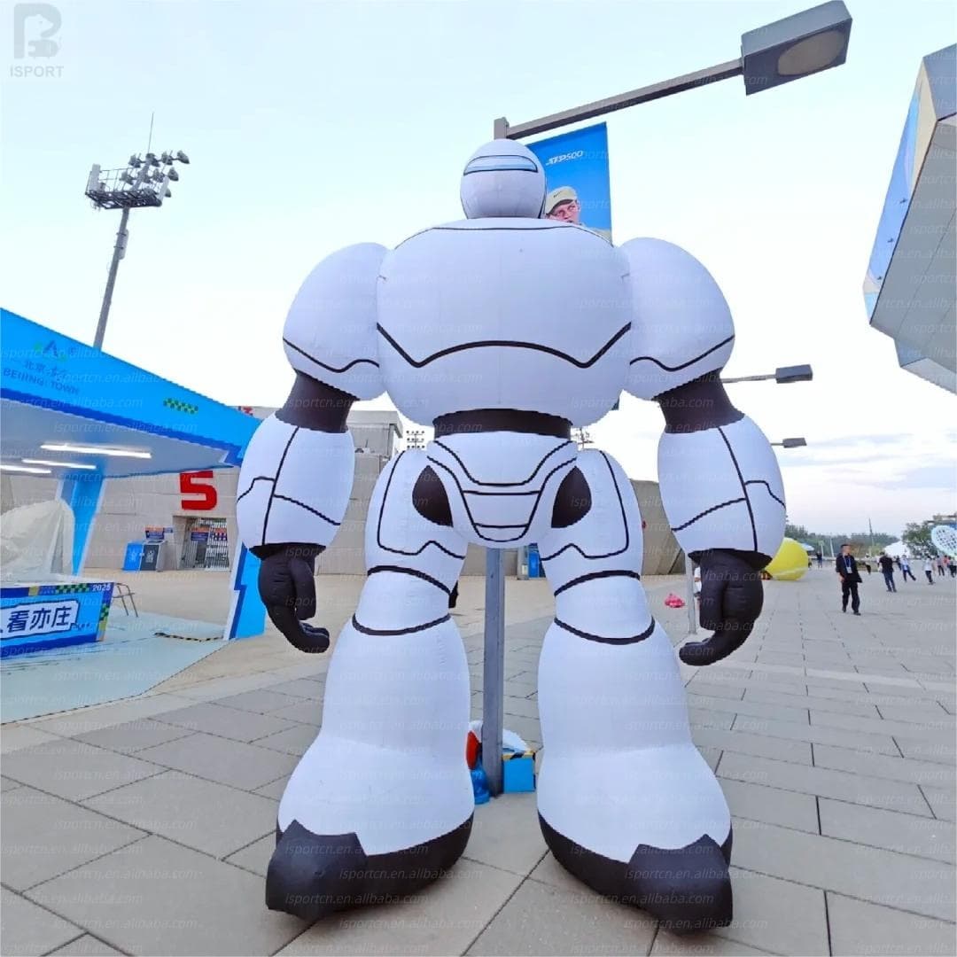 Giant LED Light-Up Robot Inflatable for Tech Events & Promotions