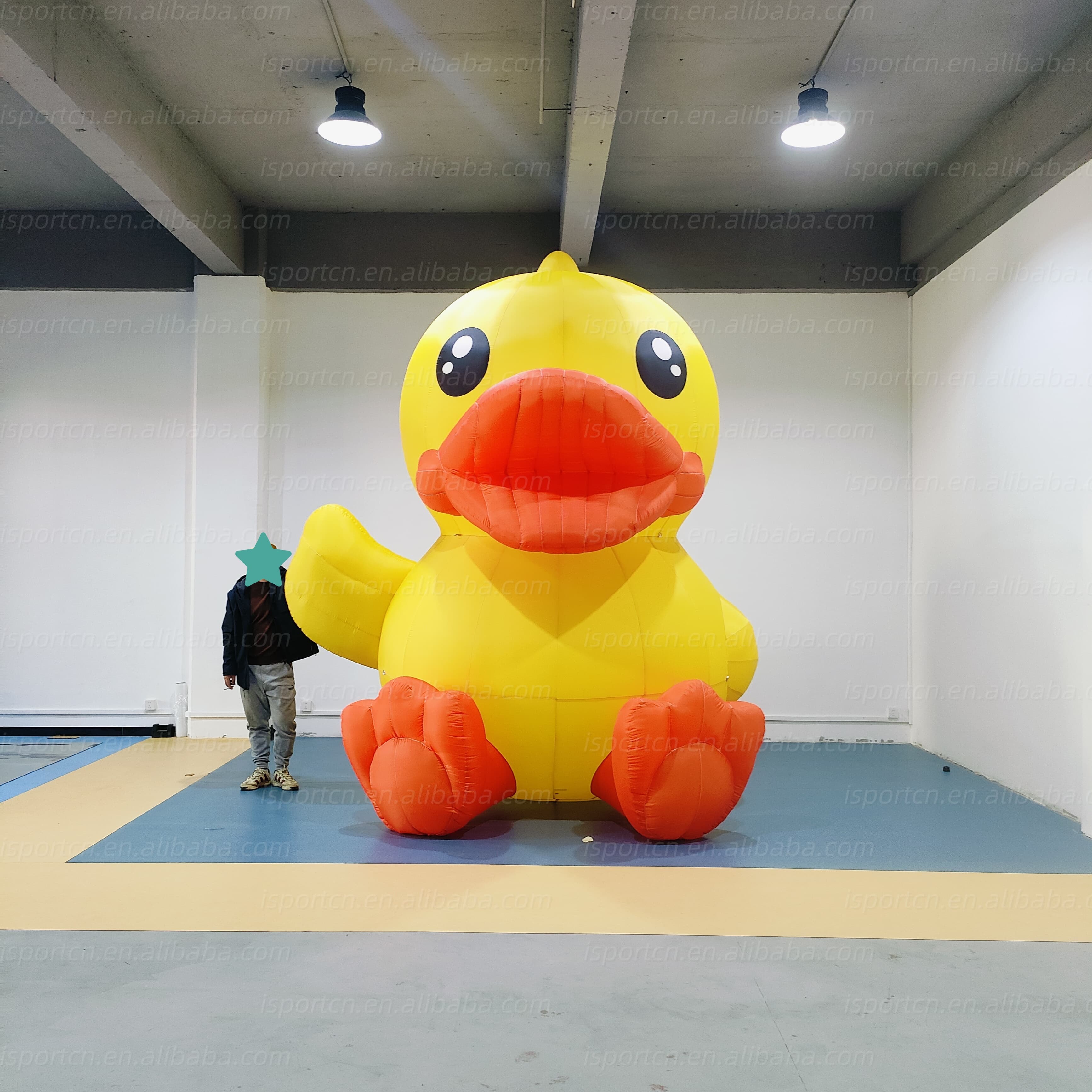 Giant LED-Lit Inflatable Yellow Duck for Events and Promotions